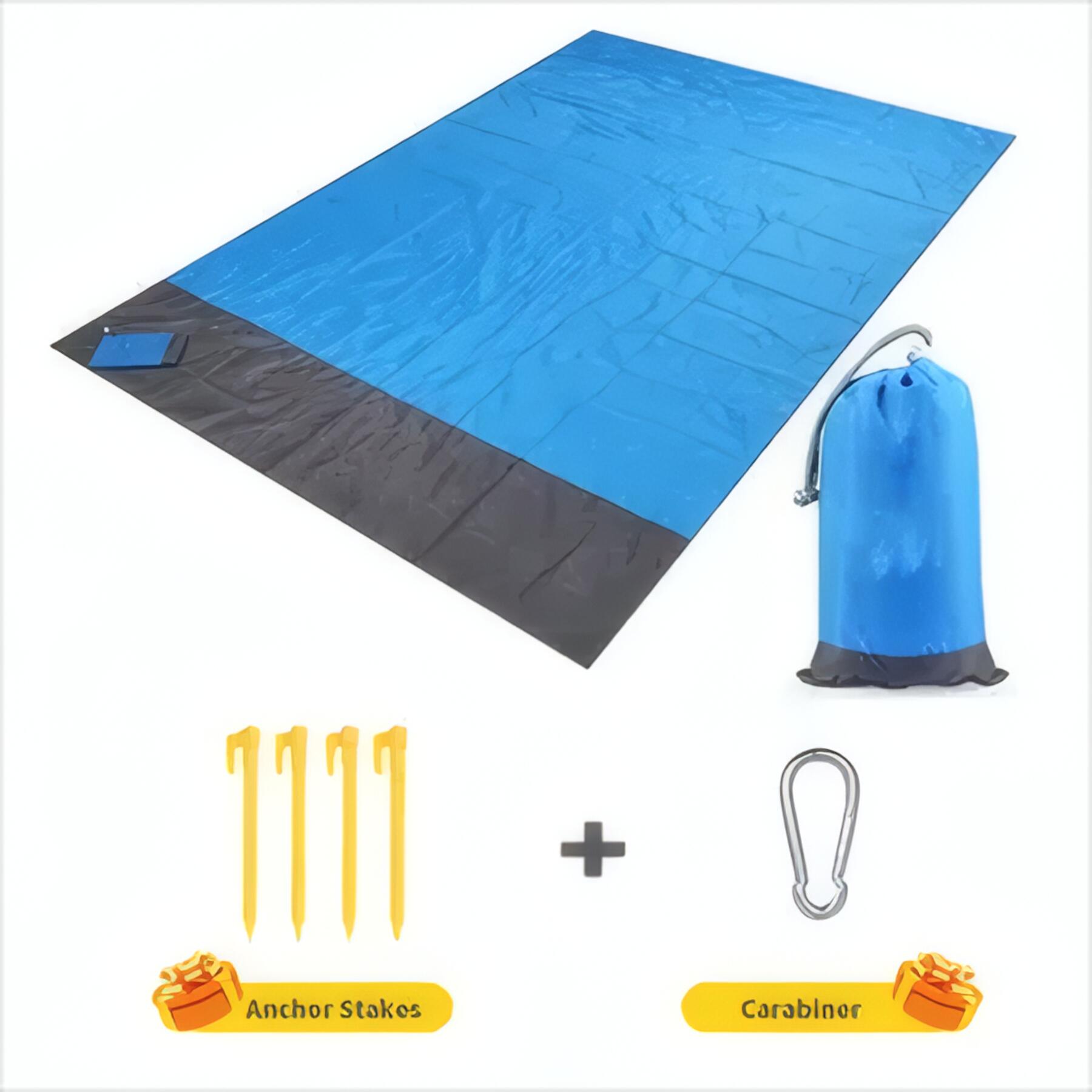 Folding Beach Mat Set