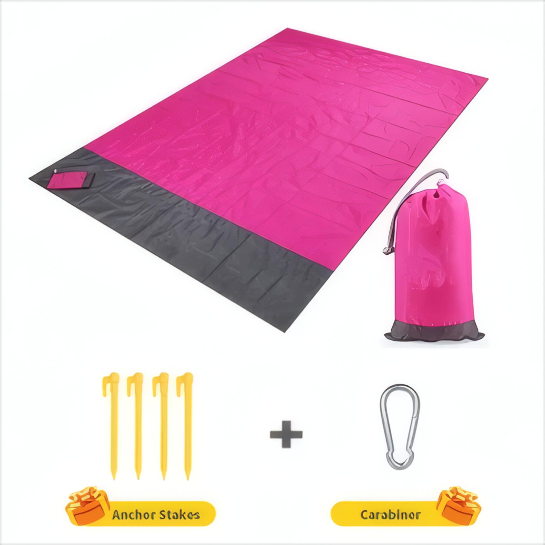 Folding Beach Mat Set