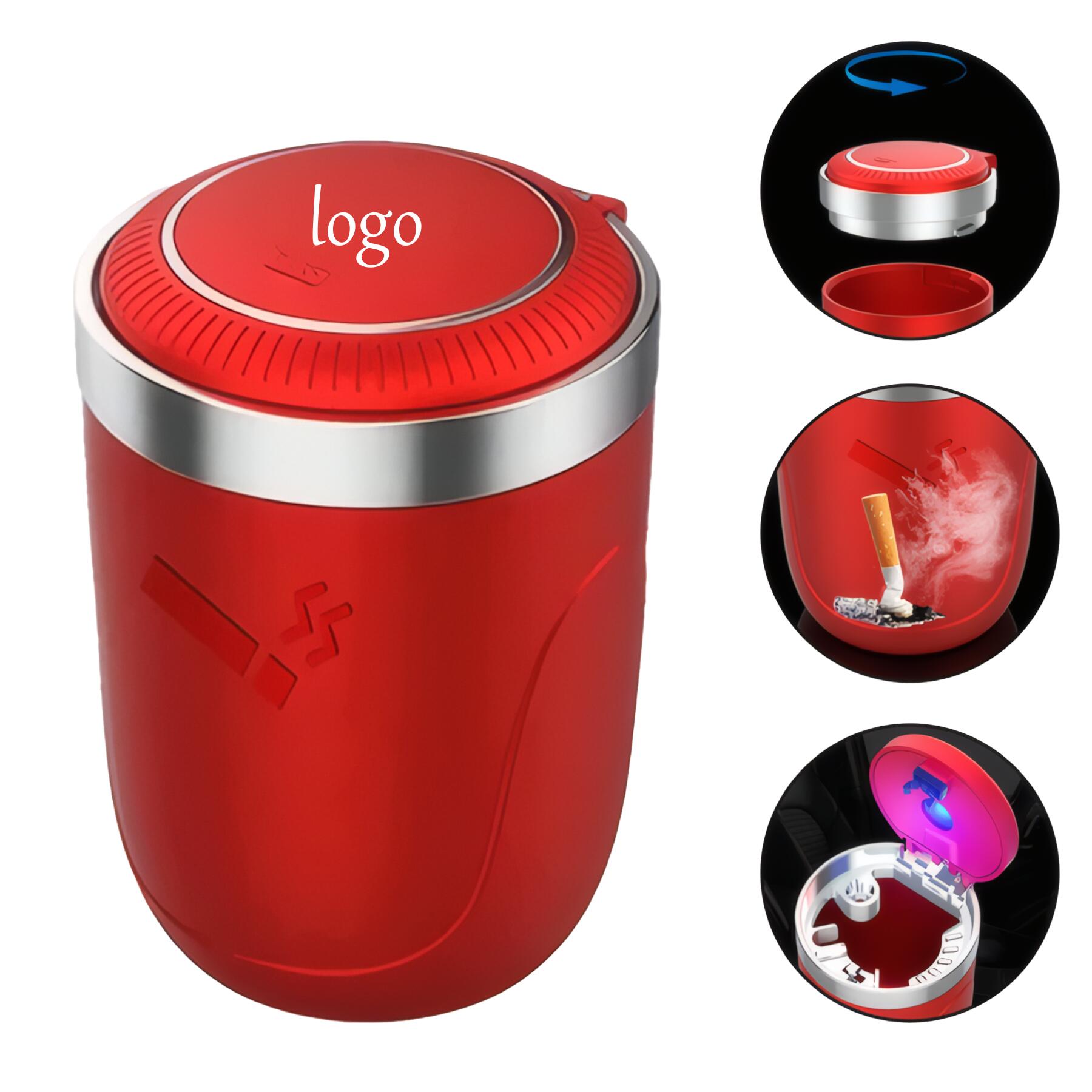Mini Car Ashtray LED Light