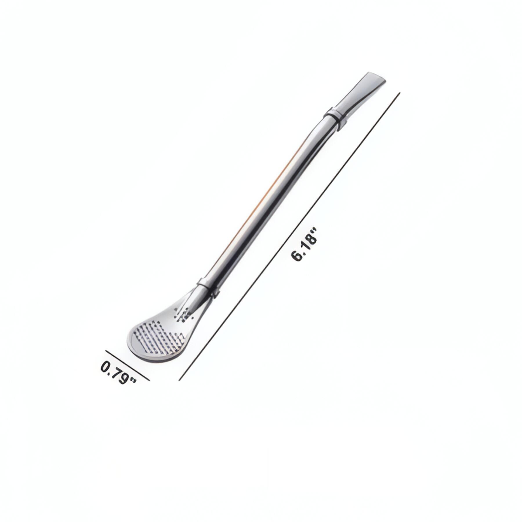 Stainless Steel Spoon Straws Set