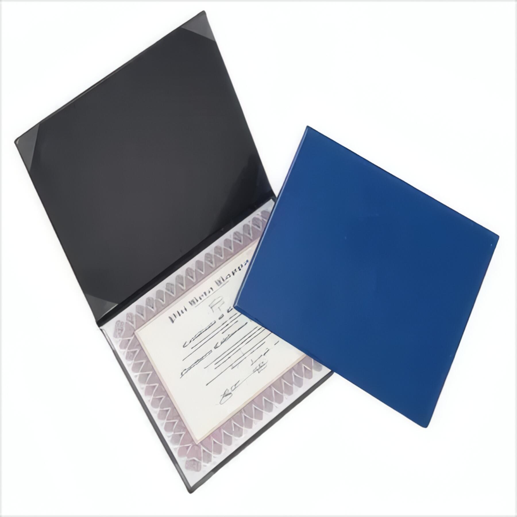 Premium Leather Certificate Cover Holder