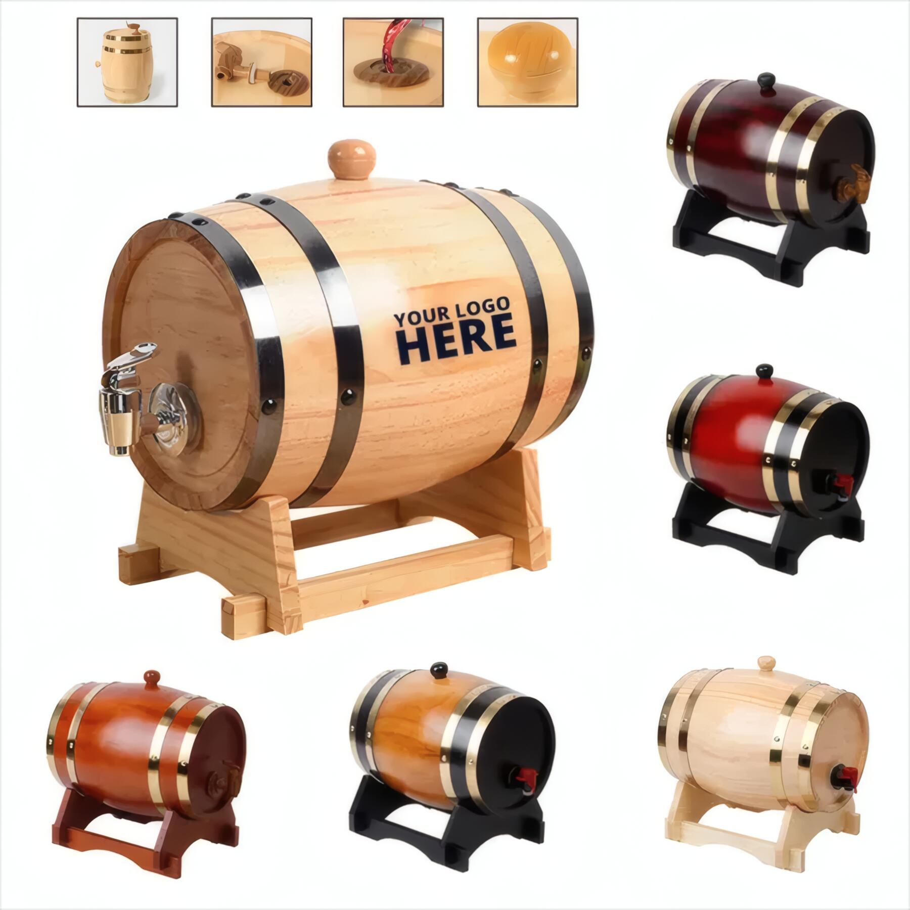 1.5L Whiskey Barrel Dispenser
