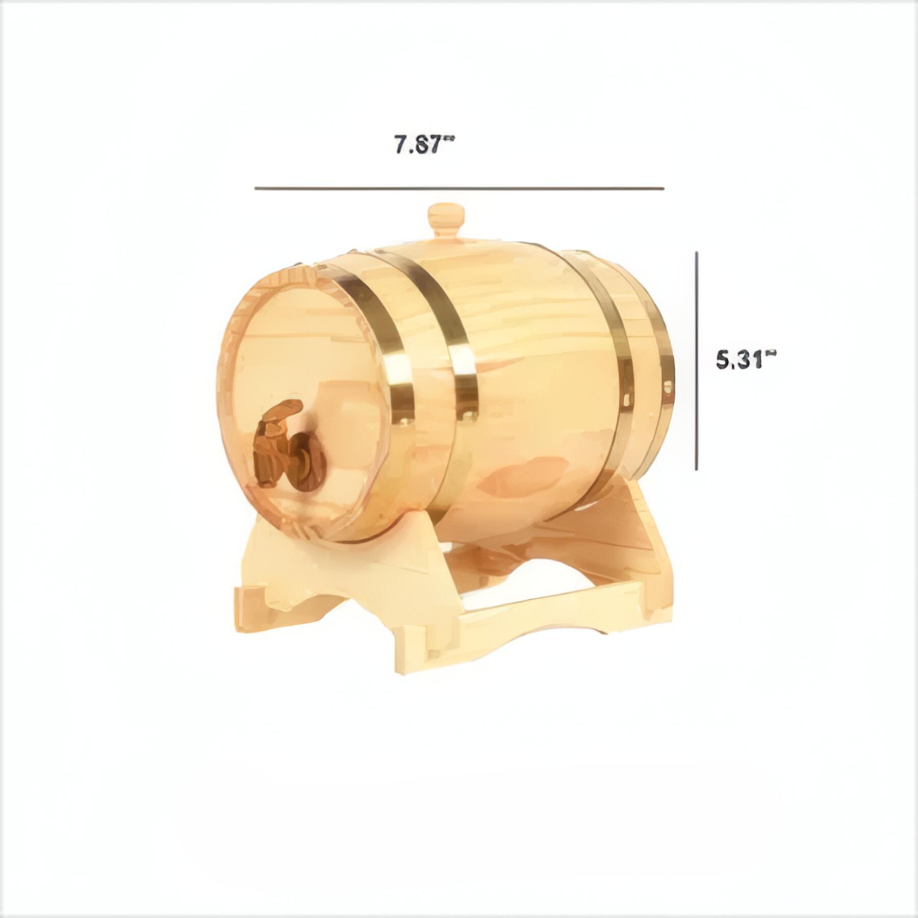 1.5L Whiskey Barrel Dispenser