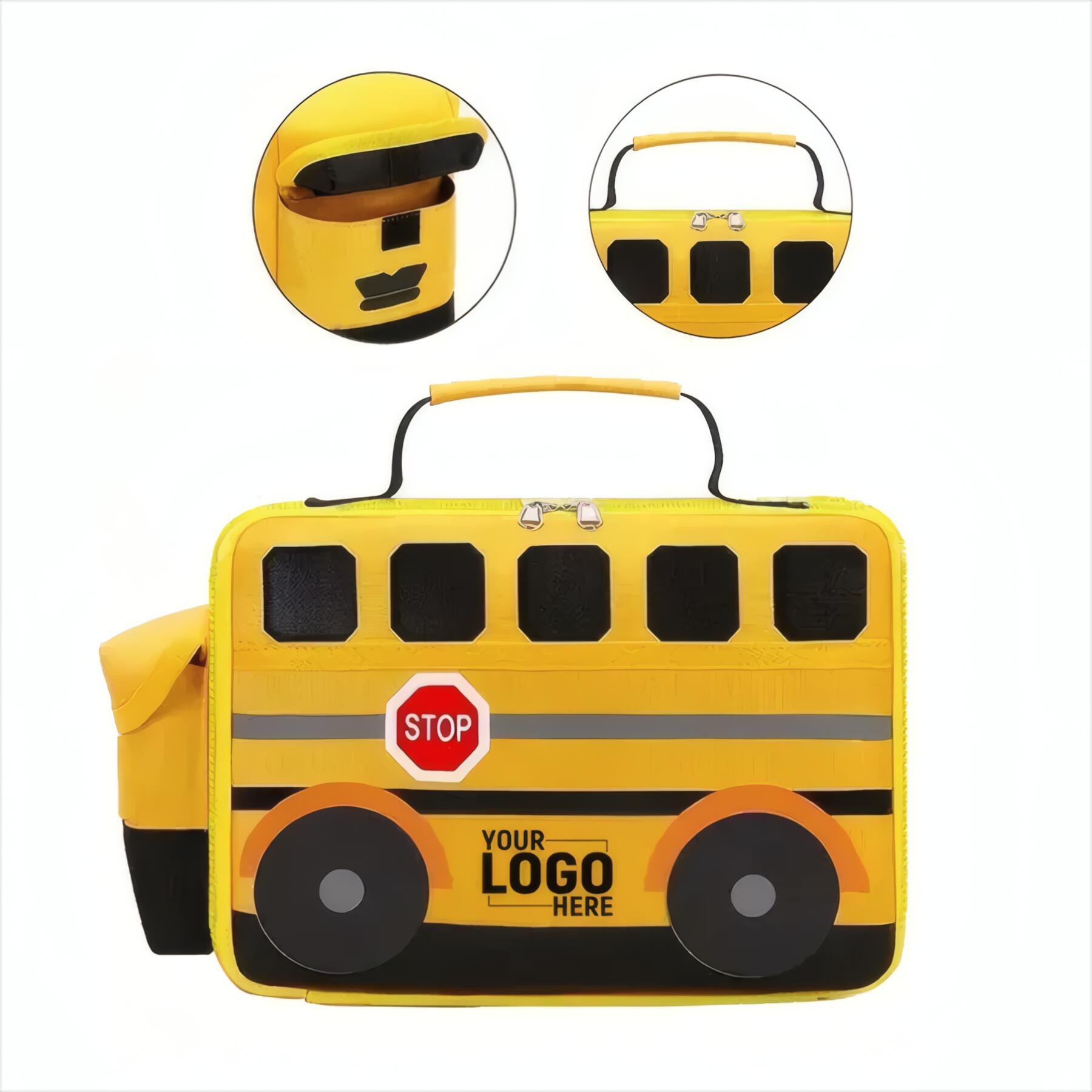 3D School Bus Lunch Bag