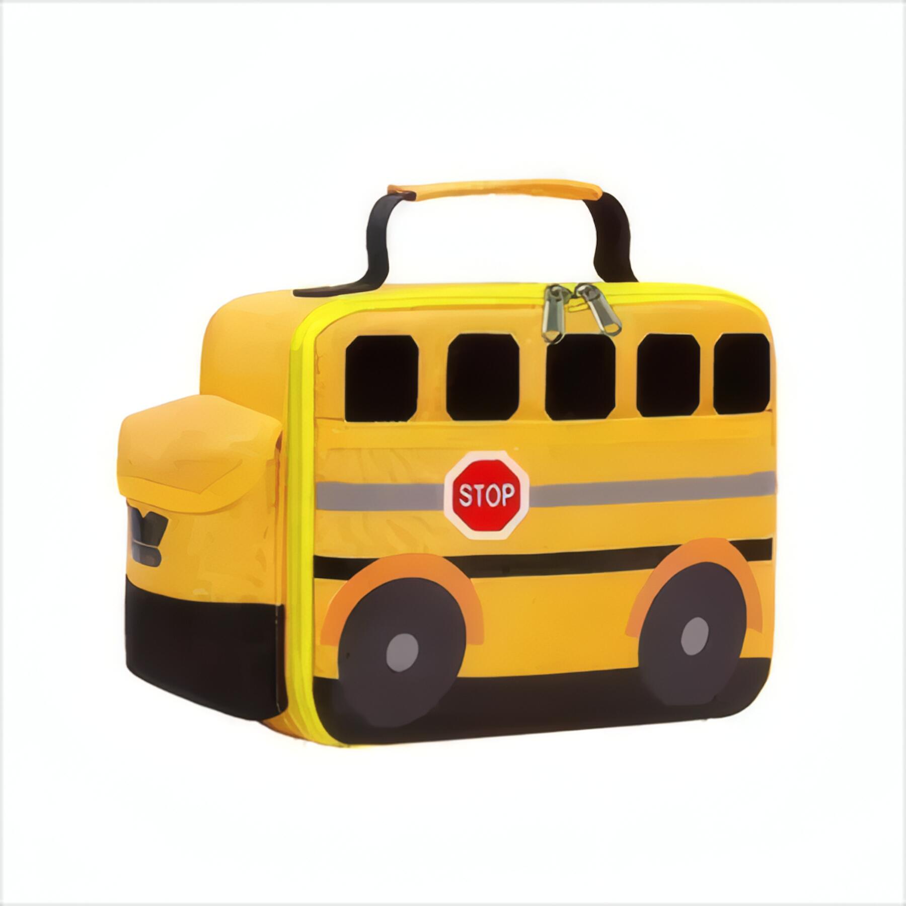 3D School Bus Lunch Bag