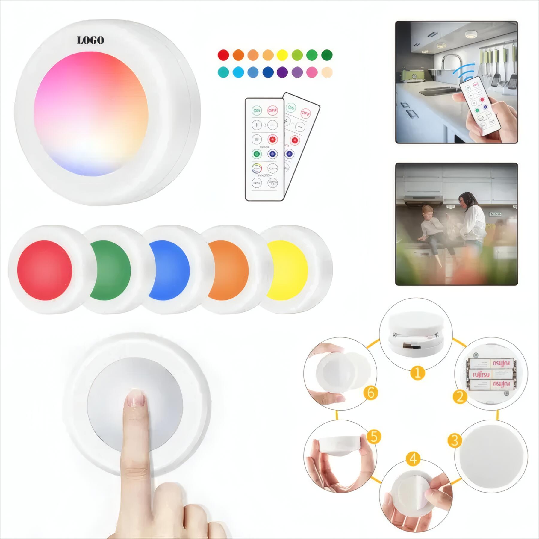 16 Colors Puck Light Remote