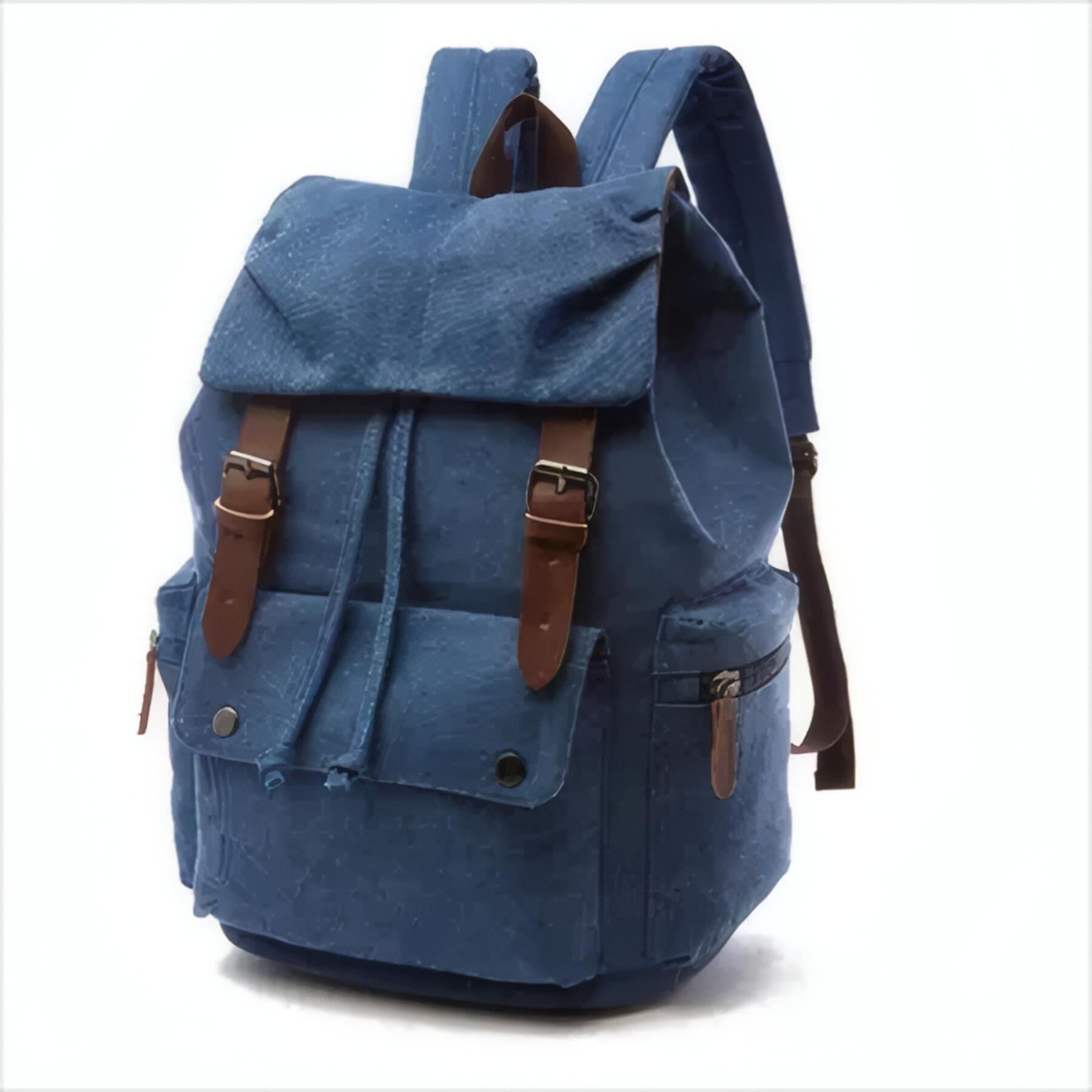 Custom Logo Canvas Backpack
