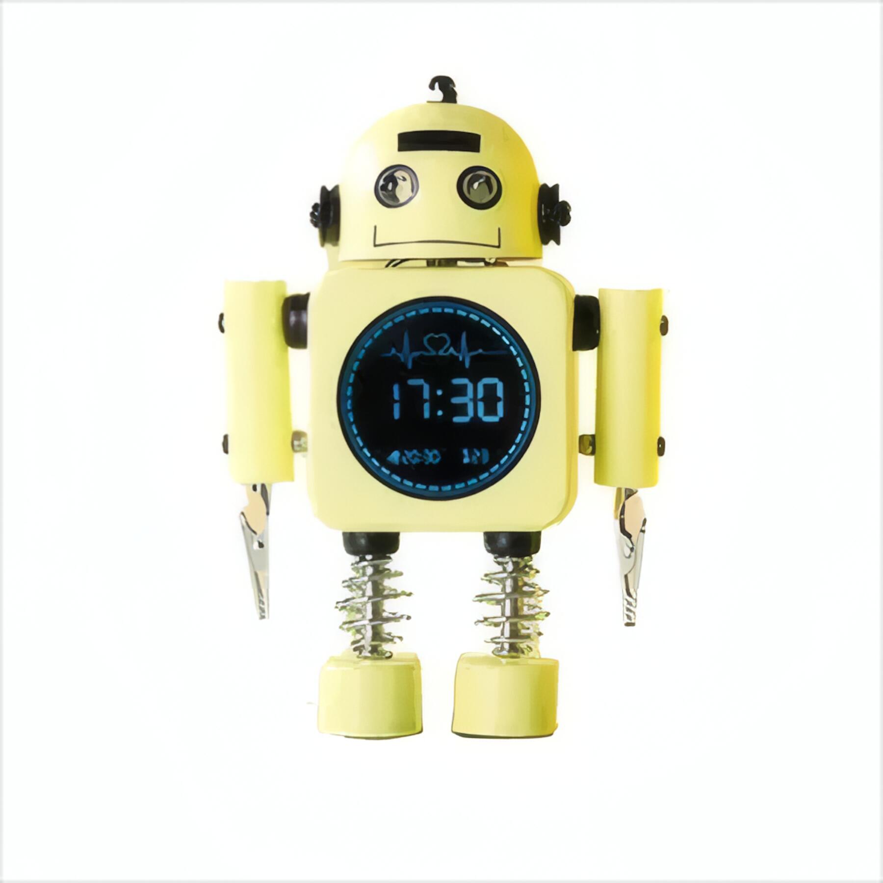 Robot Alarm Clock Flashing Eyes