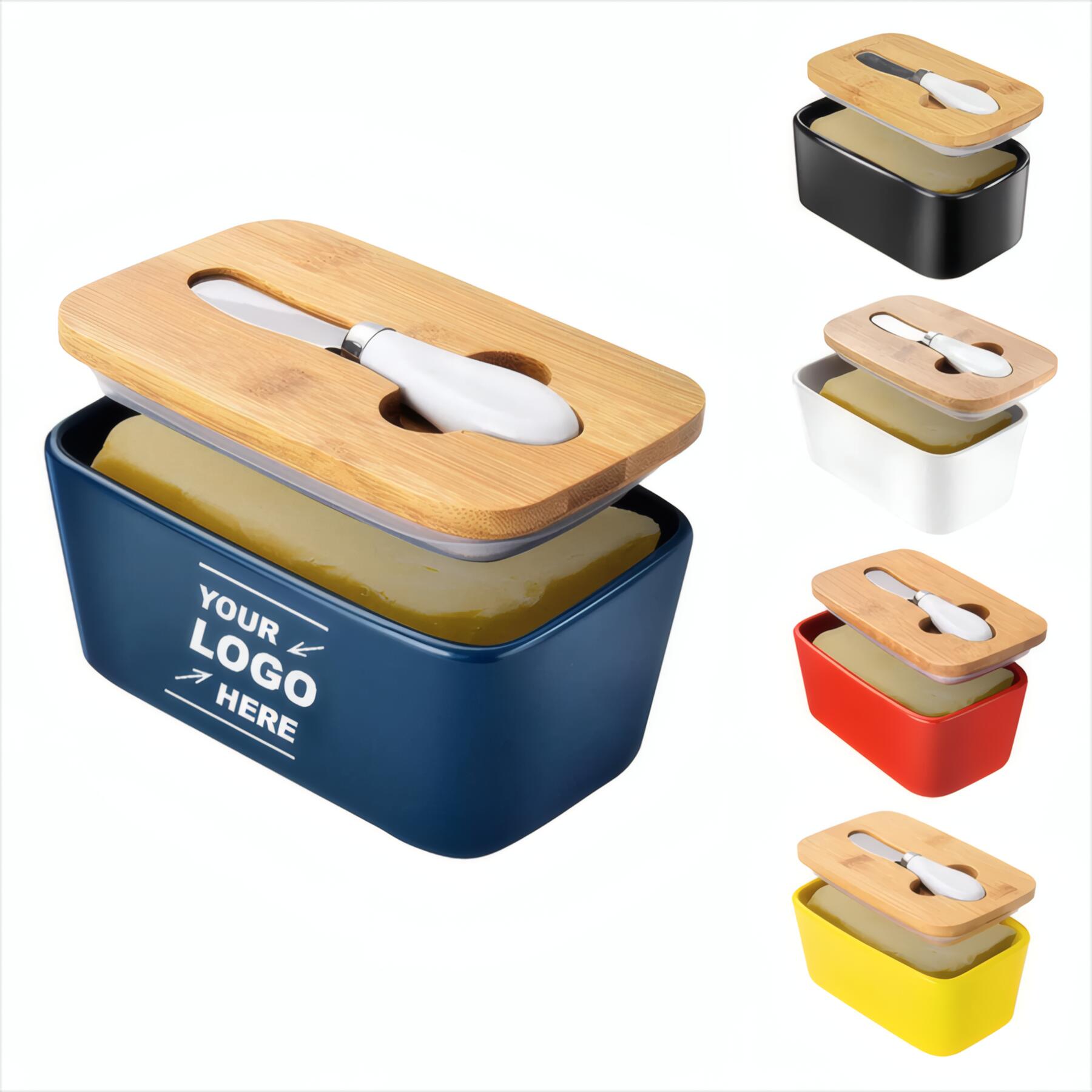Ceramic Butter Dish with Lid