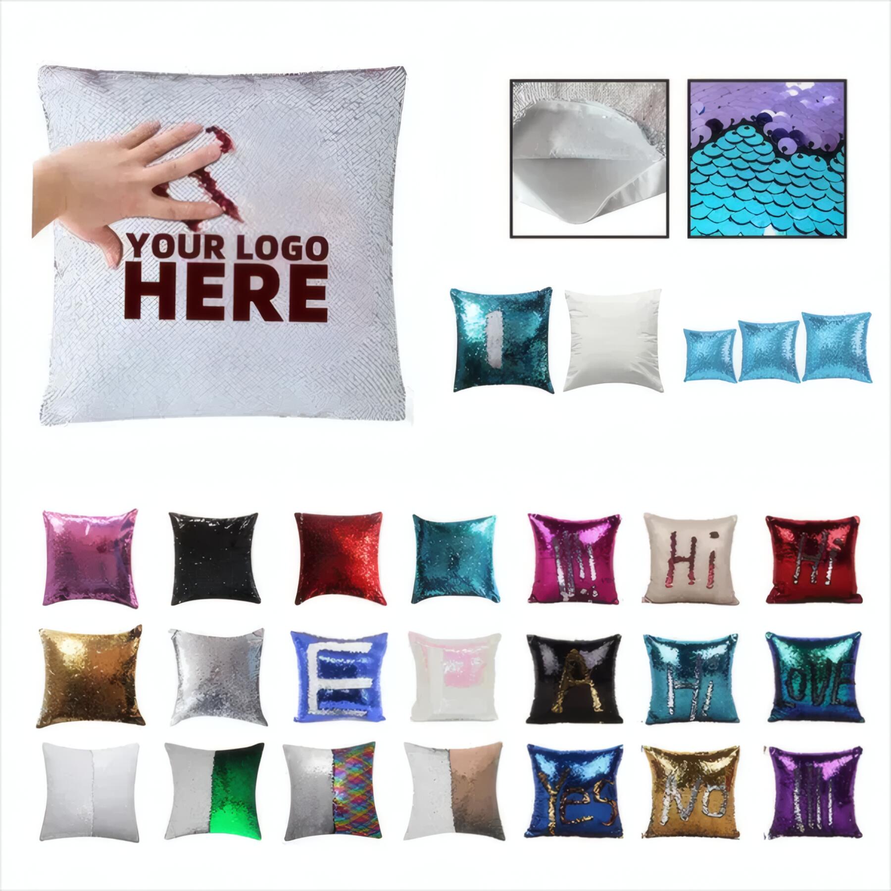 Magic Sequins Throw Pillow Case