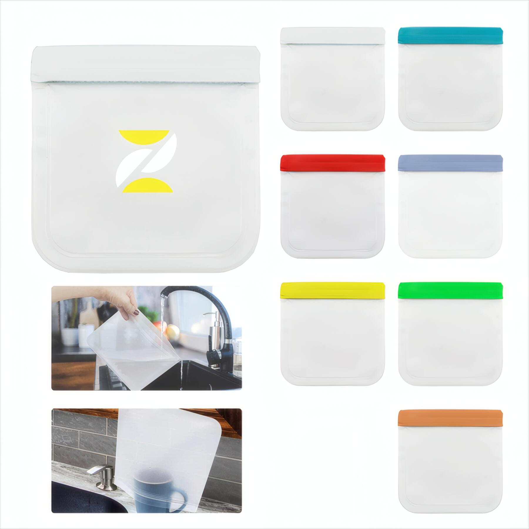 Reusable PEVA Food Storage Bags