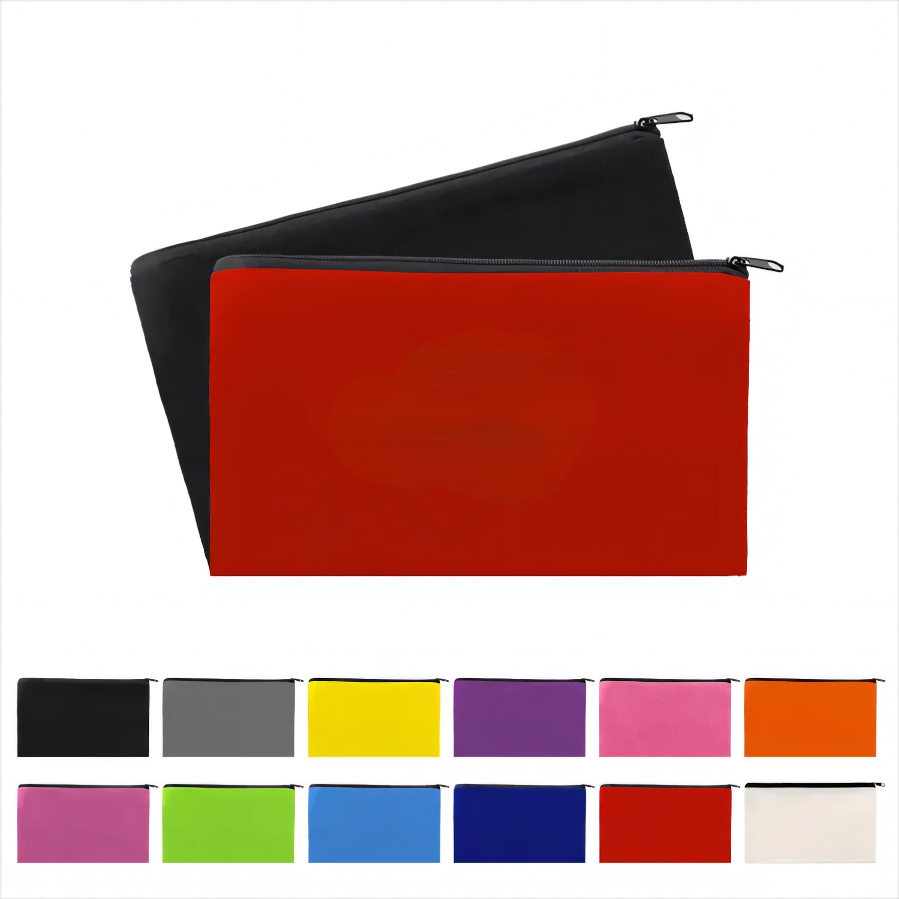 Canvas Travel Cosmetic Bag Zipper