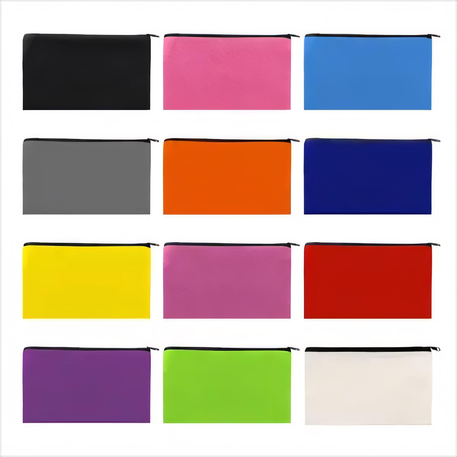 Canvas Travel Cosmetic Bag Zipper