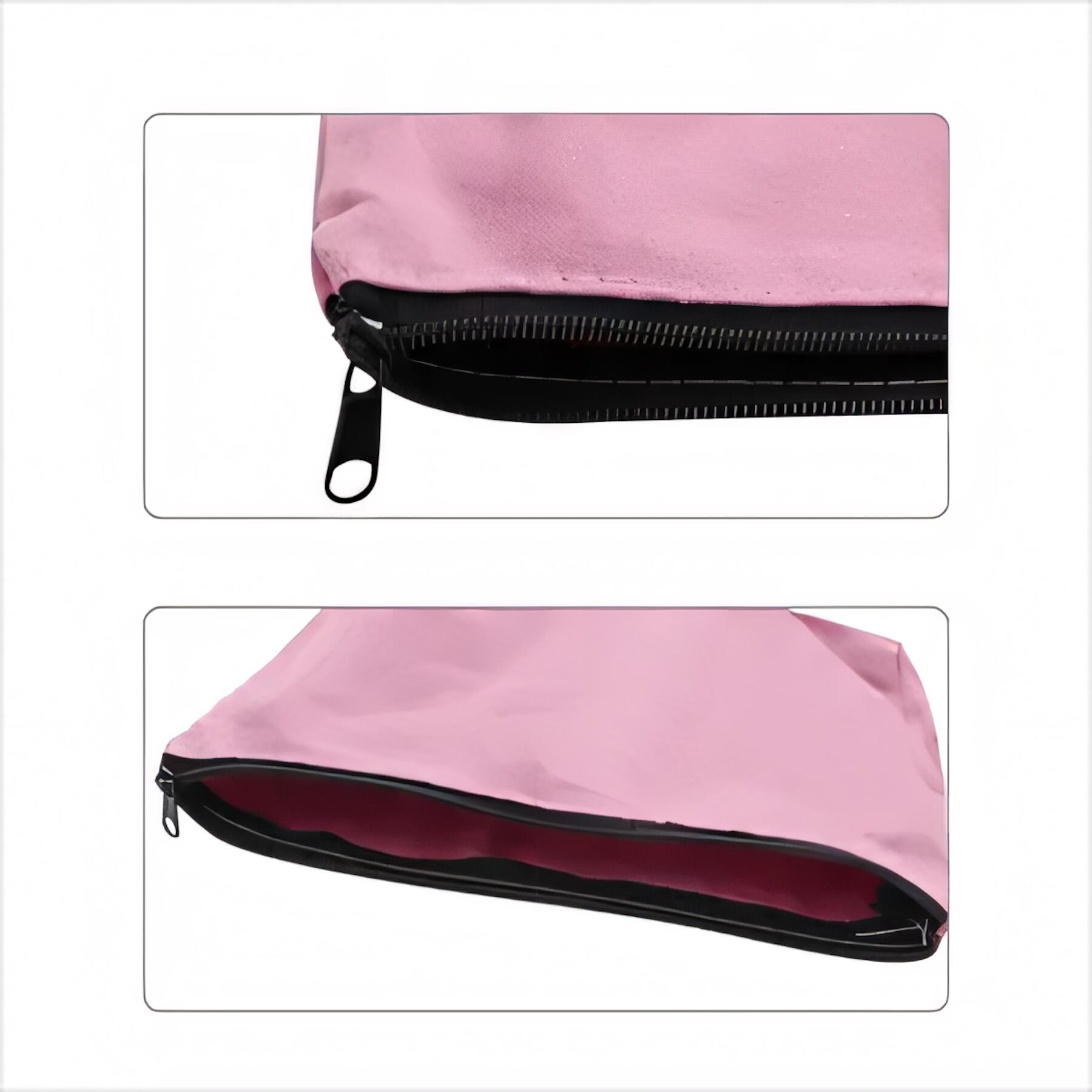 Canvas Travel Cosmetic Bag Zipper
