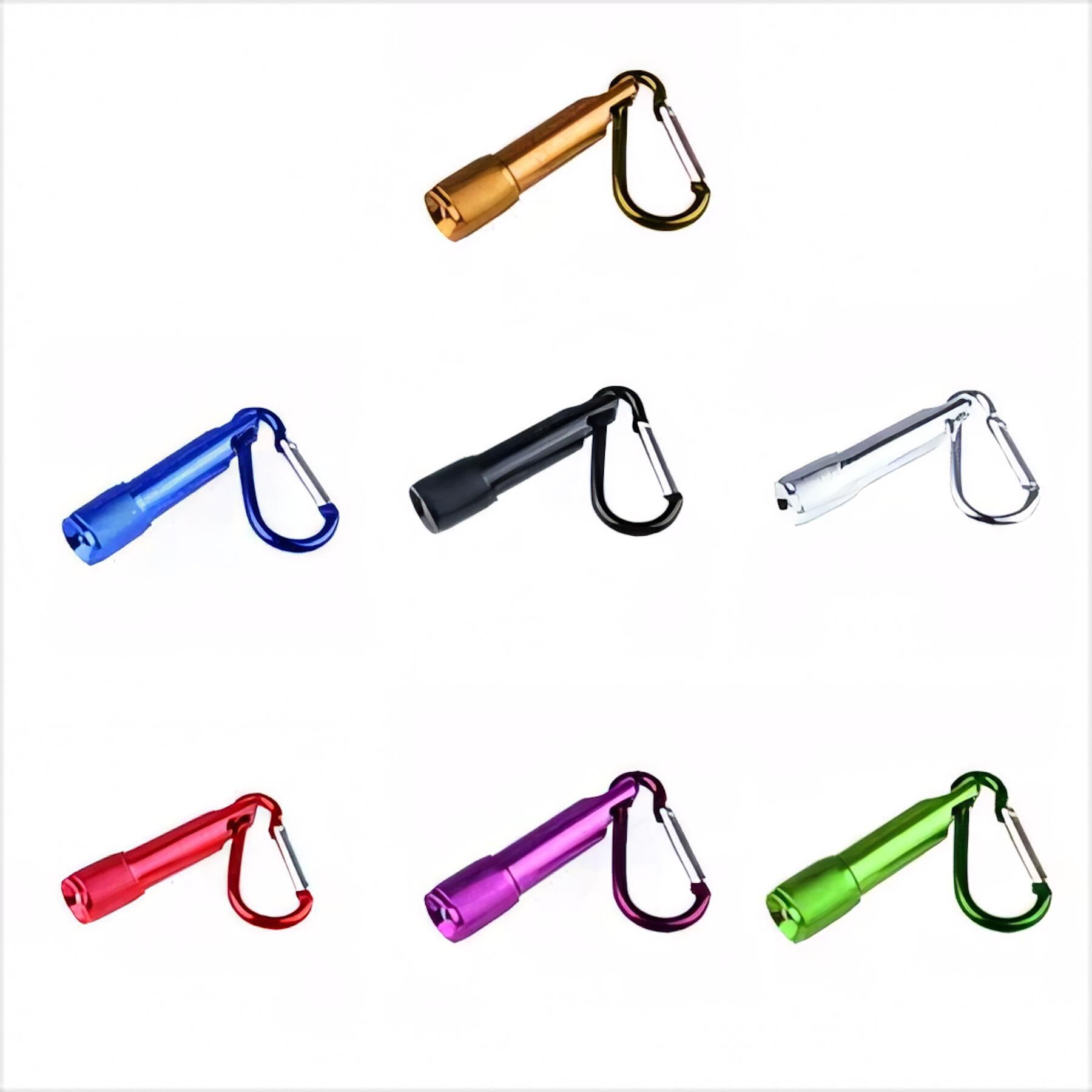 Aluminum Carabiner Flashlight Clip