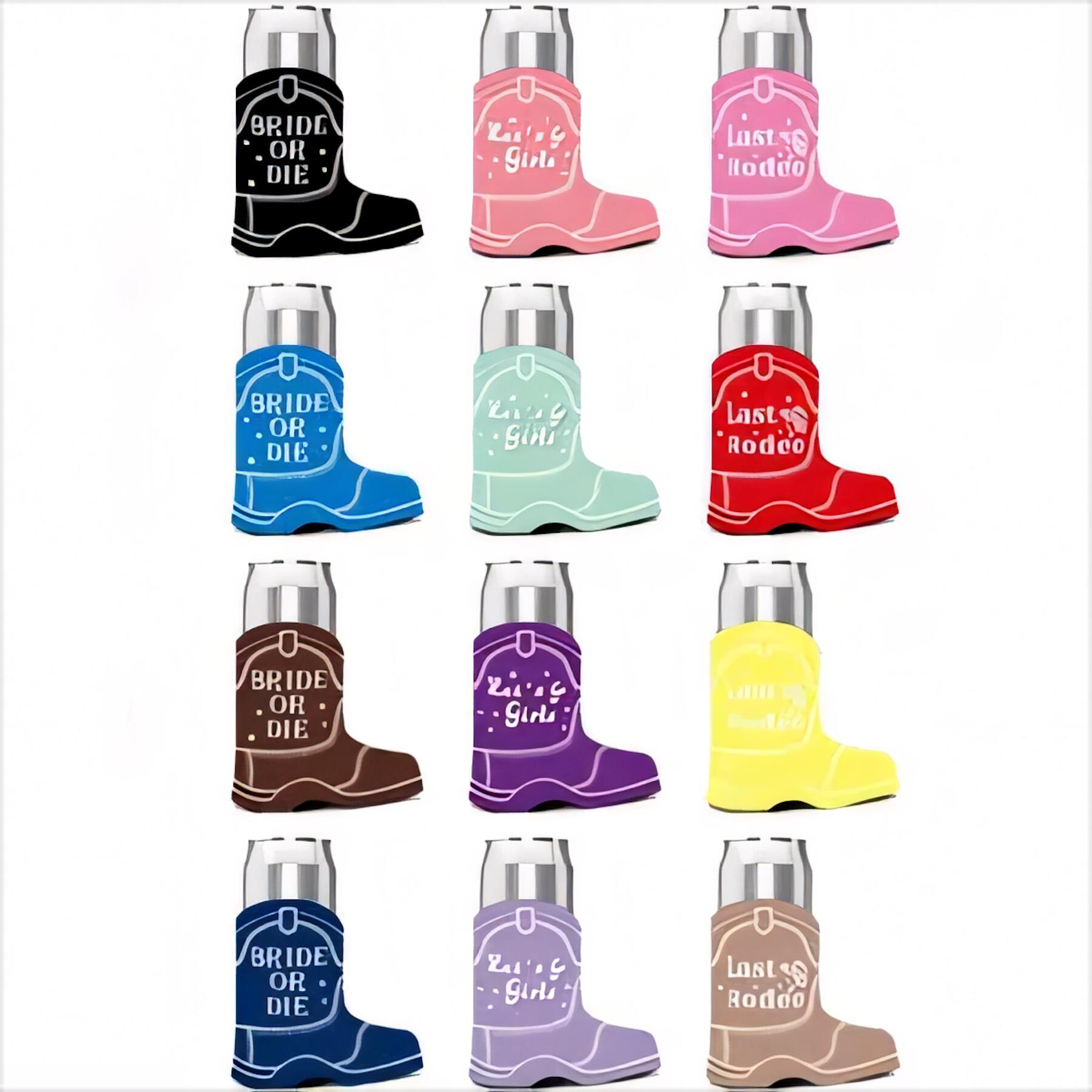 Cowboy Boot Can Cooler Sleeve