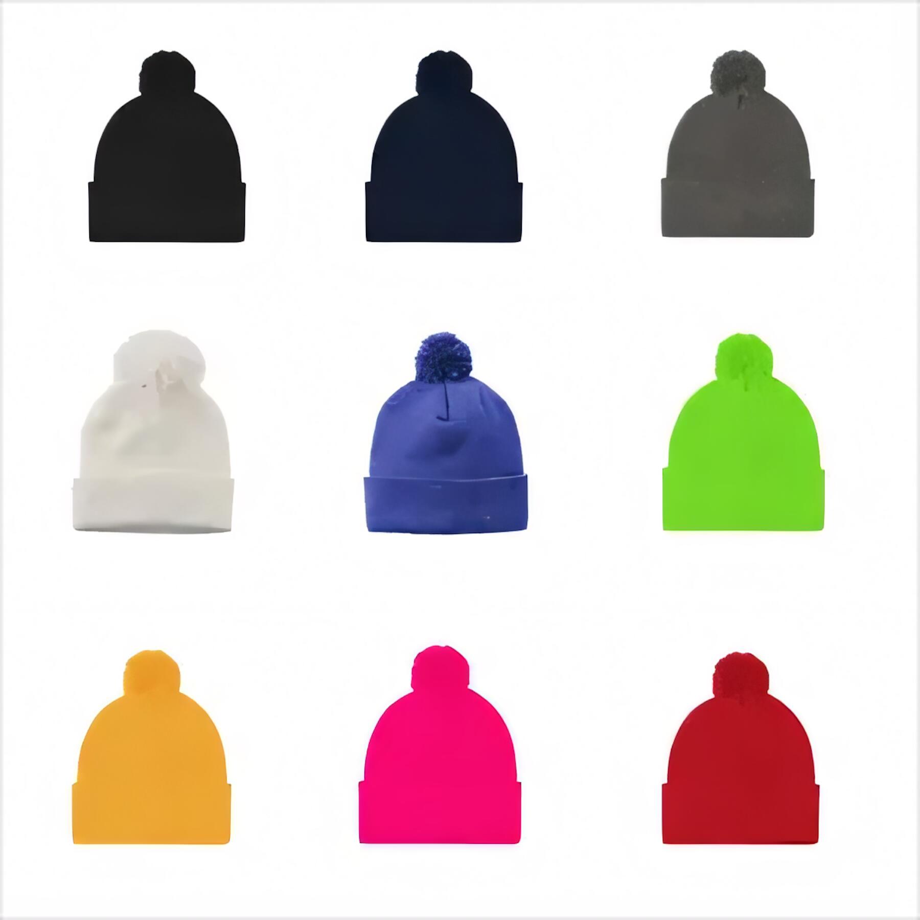 Soft Acrylic Pom-Pom Beanie