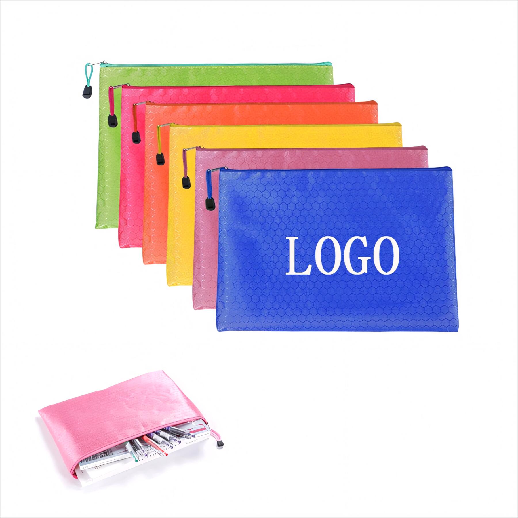A4 Zippered Document Pouch Bag