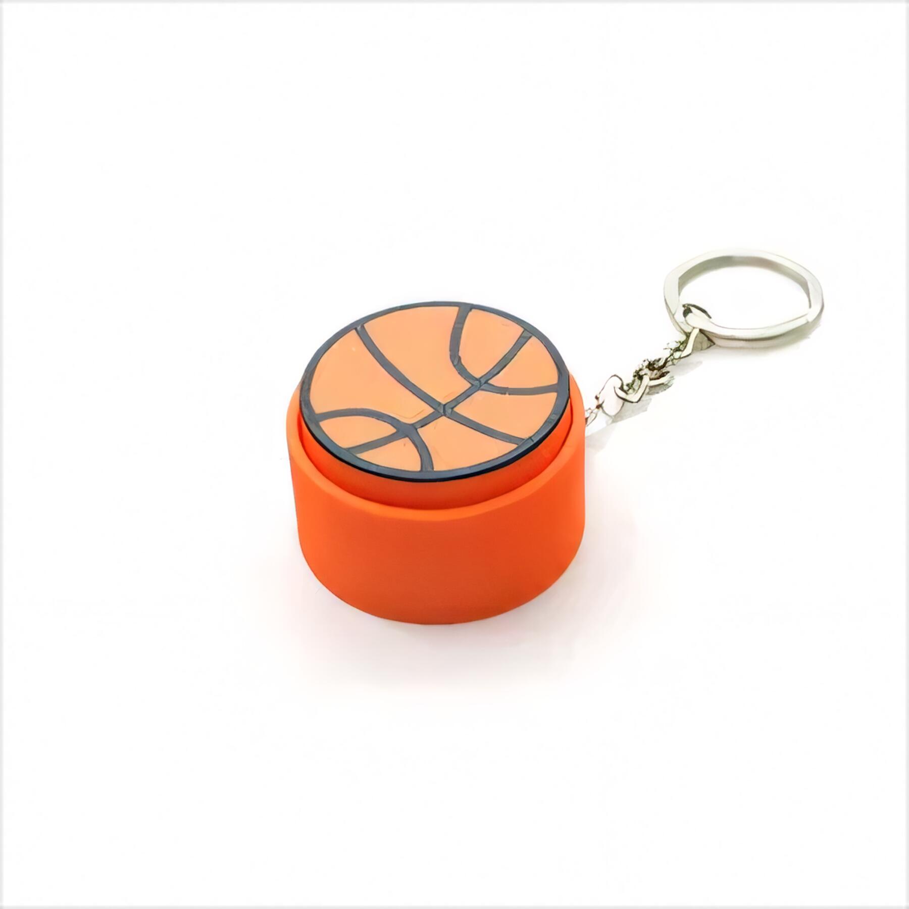 Sports Ball Clicker Fidget Keychain