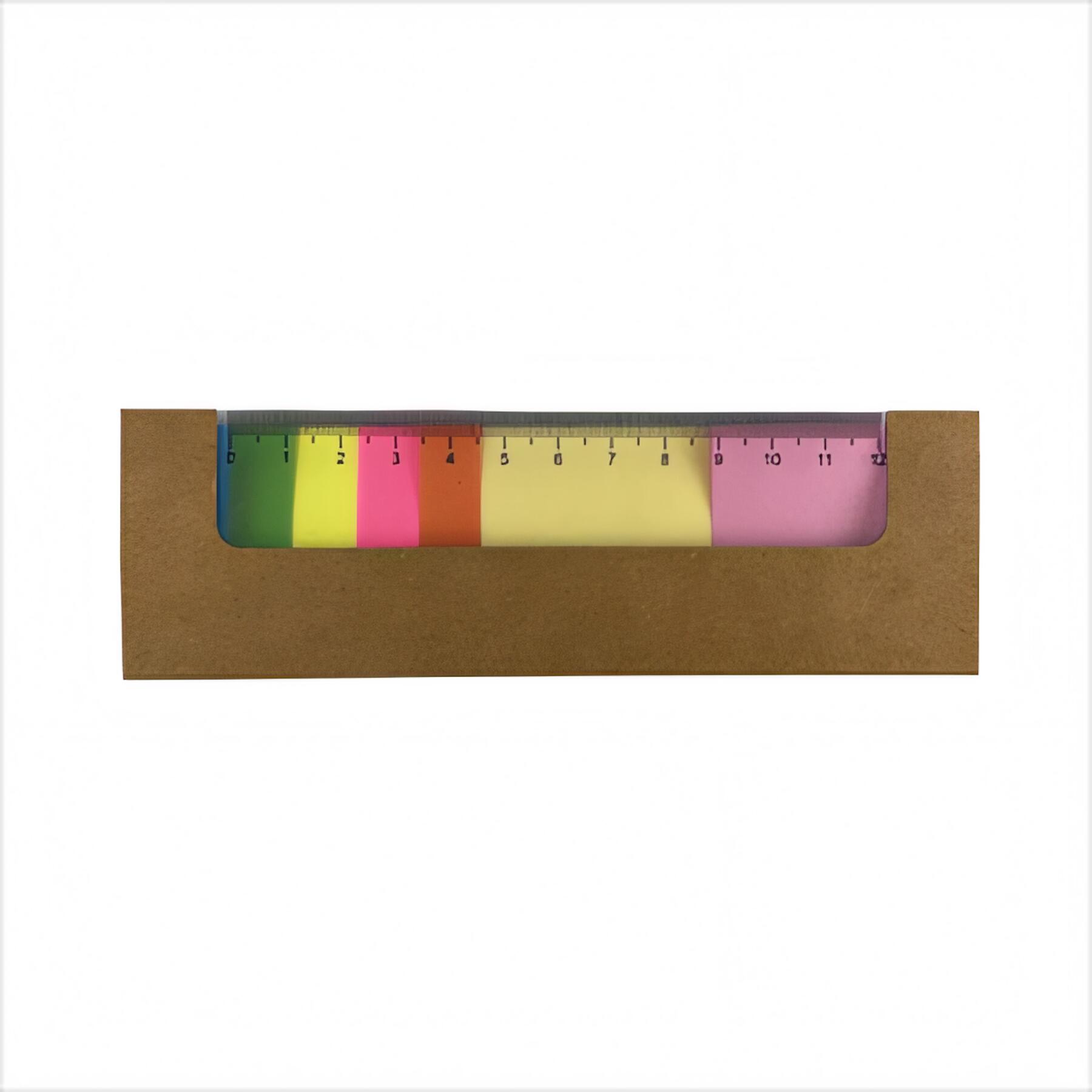 Ruler Sticky Notes Combo Set
