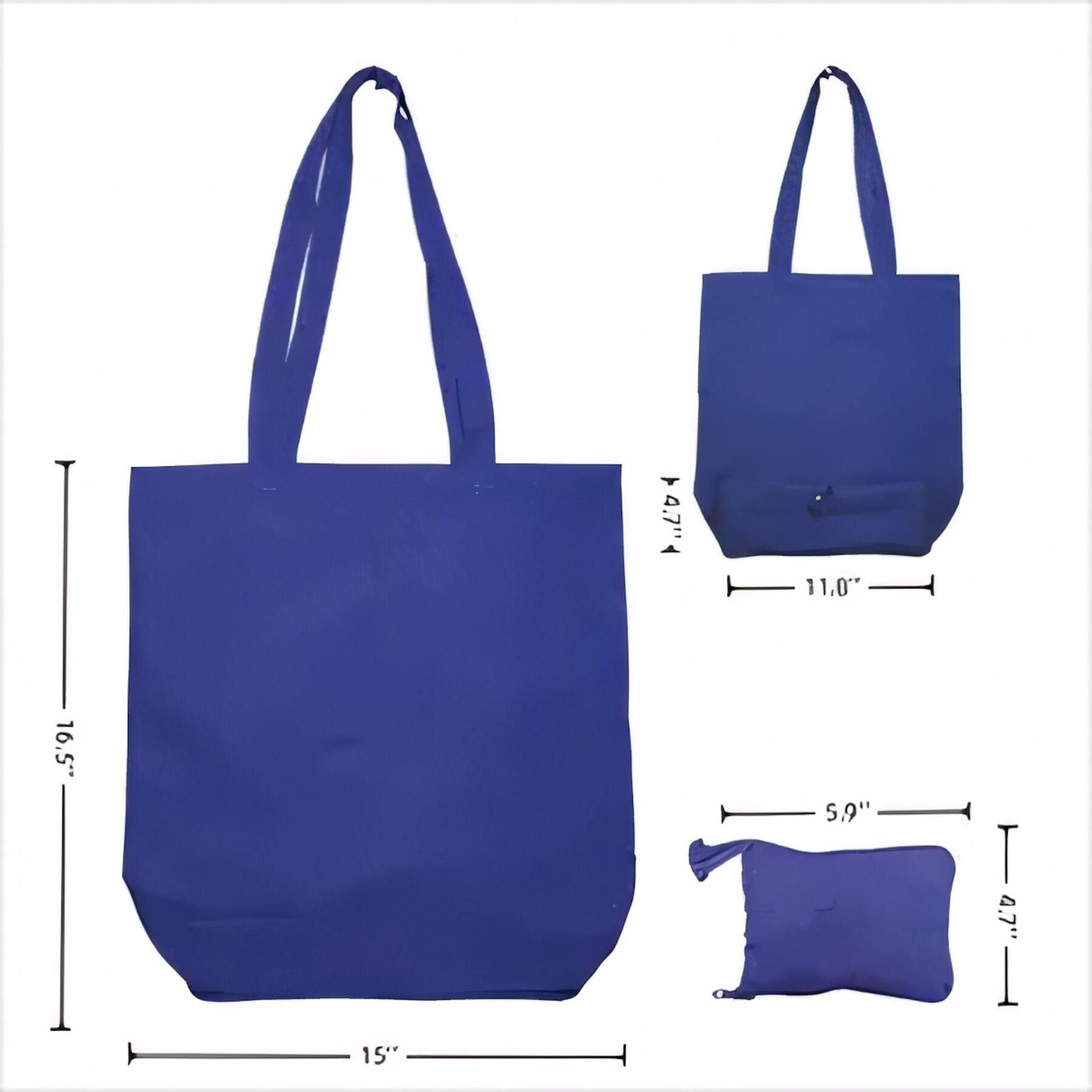 Foldable Cotton Canvas Tote Bag