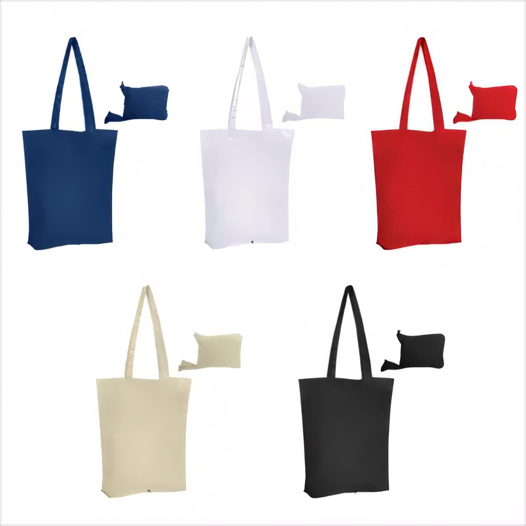 Foldable Cotton Canvas Tote Bag