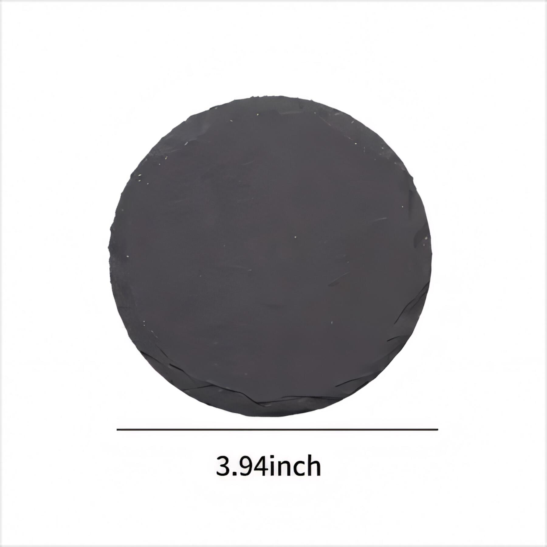 Natural Stone Slate Coaster Set