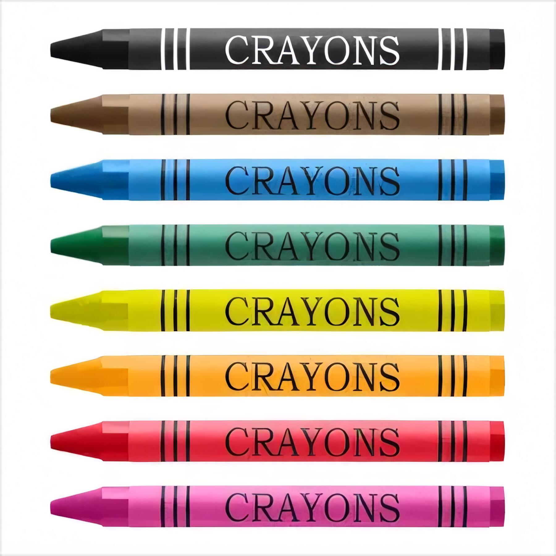 Non-Toxic 8-Color Crayon Set