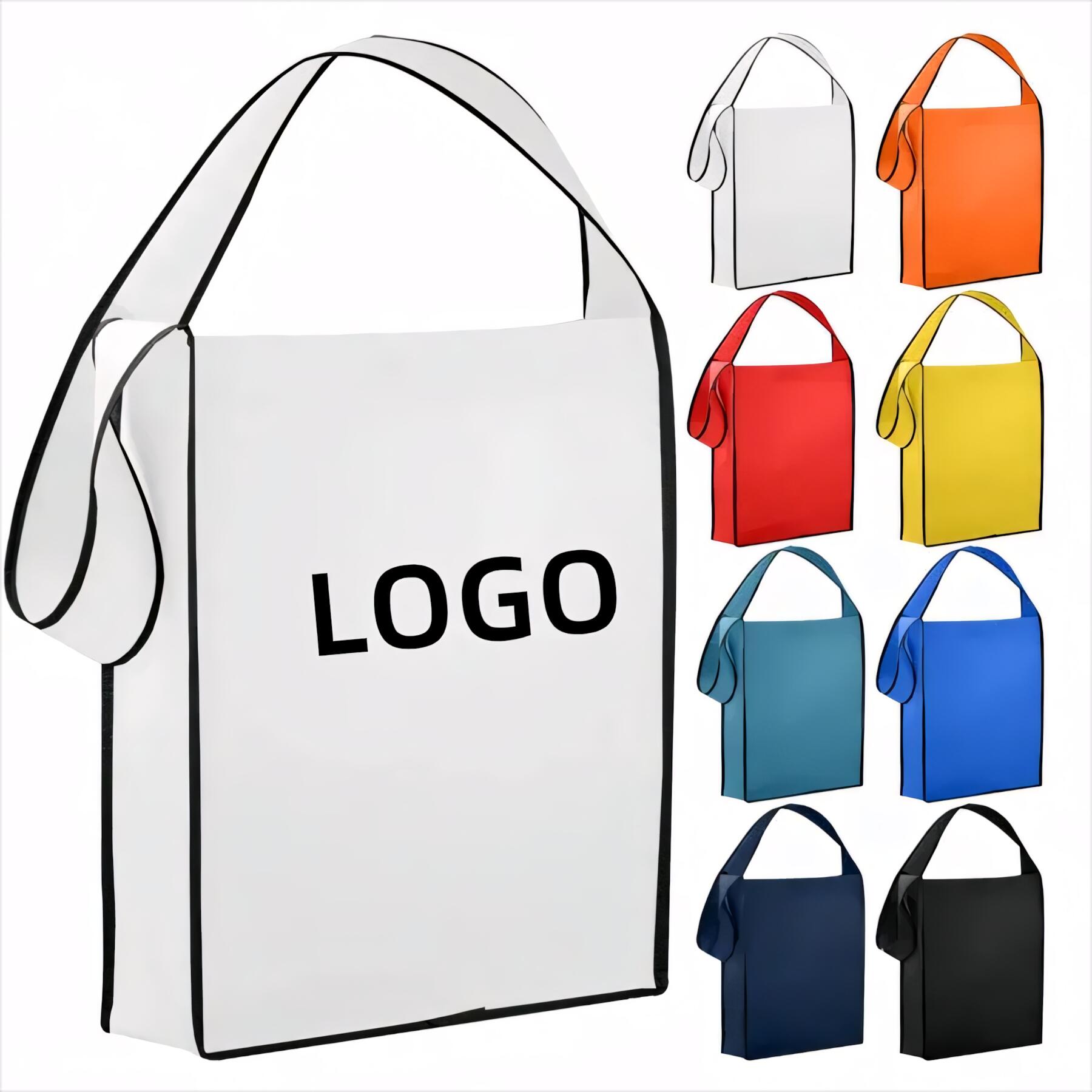 Colorful Non-Woven Crossbody Shopping Bag
