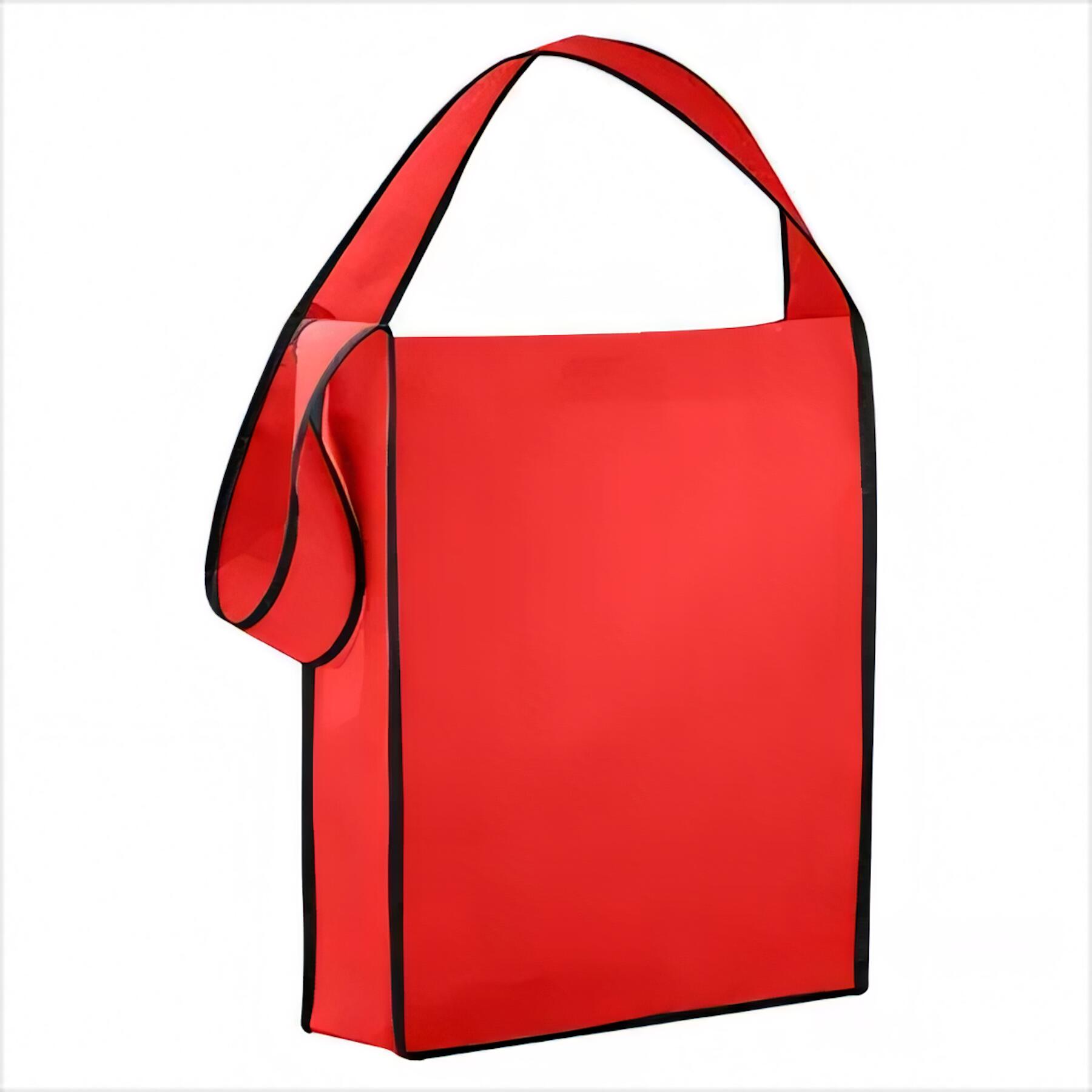 Colorful Non-Woven Crossbody Shopping Bag