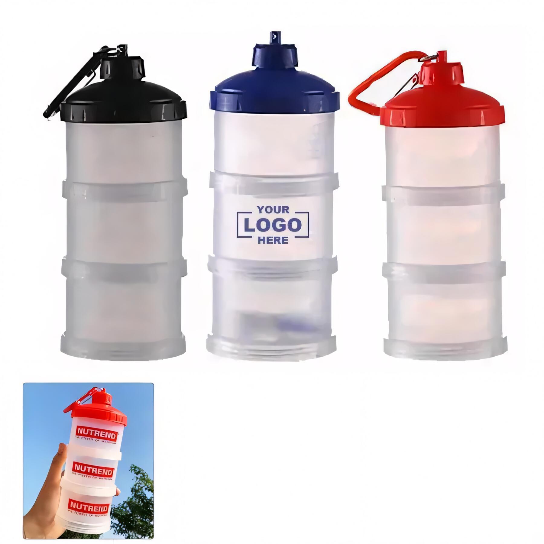 3-Layer Protein Powder Storage Container