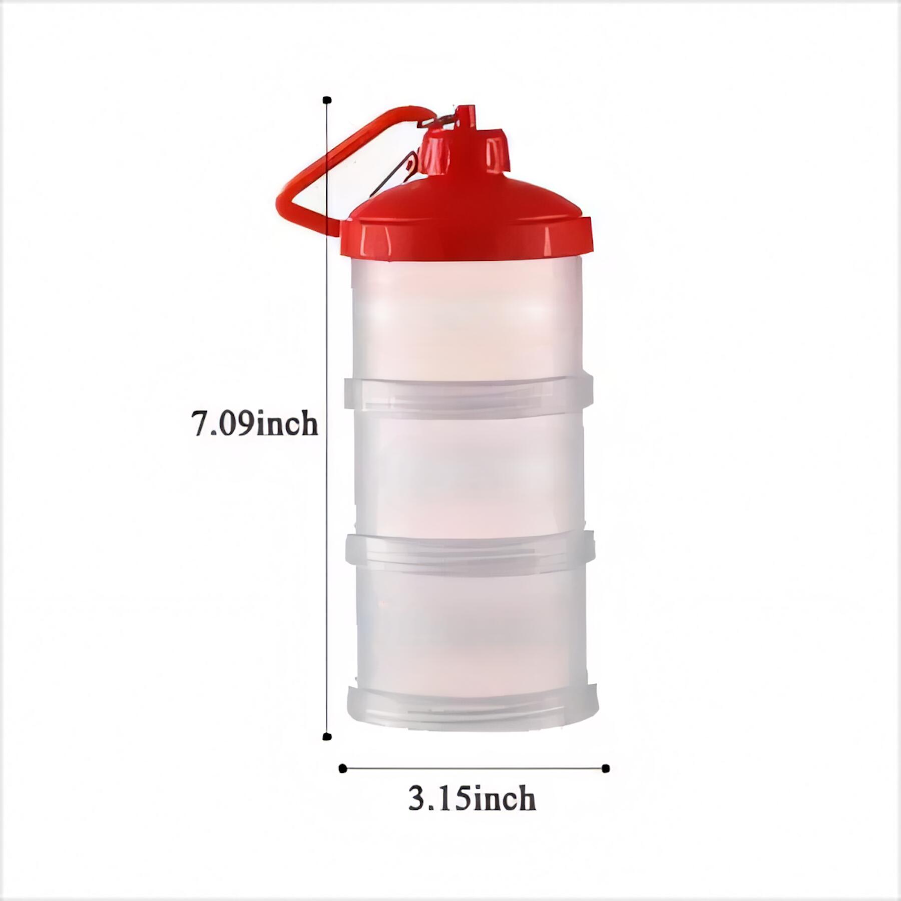 3-Layer Protein Powder Storage Container