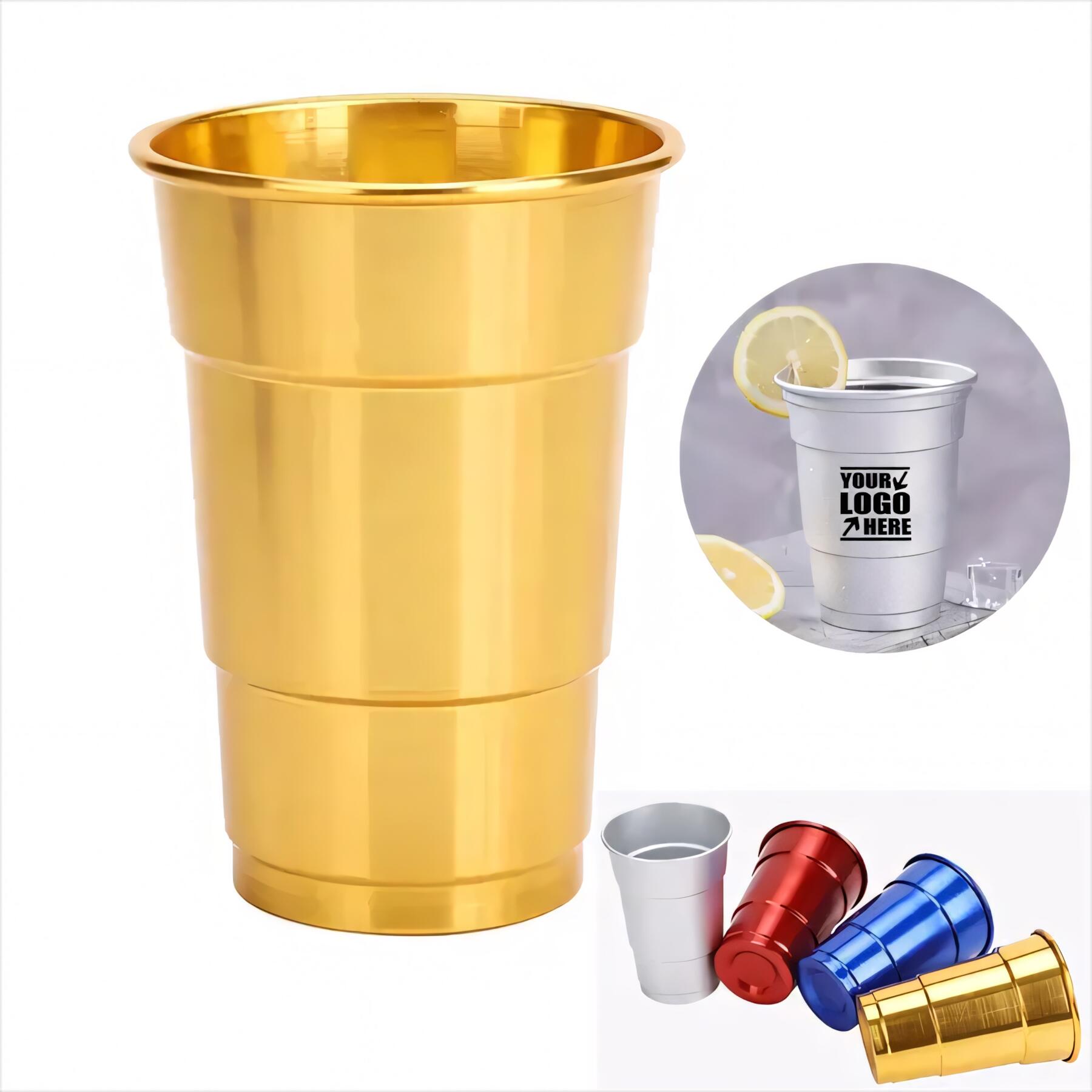 Recyclable Aluminum Stadium Tumbler 16oz
