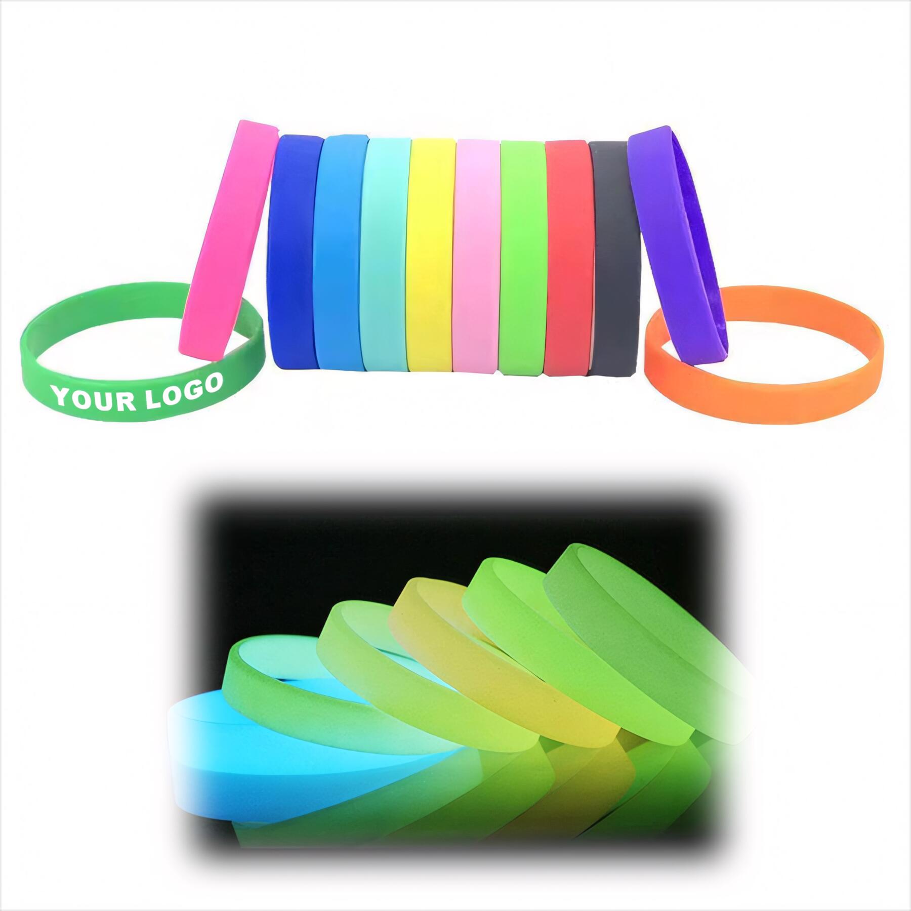 Glow in Dark Silicone Bracelet
