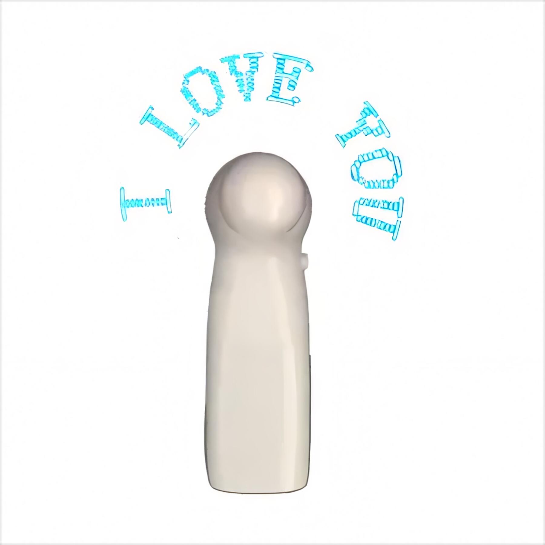 Mini LED Flashing Handheld Fan