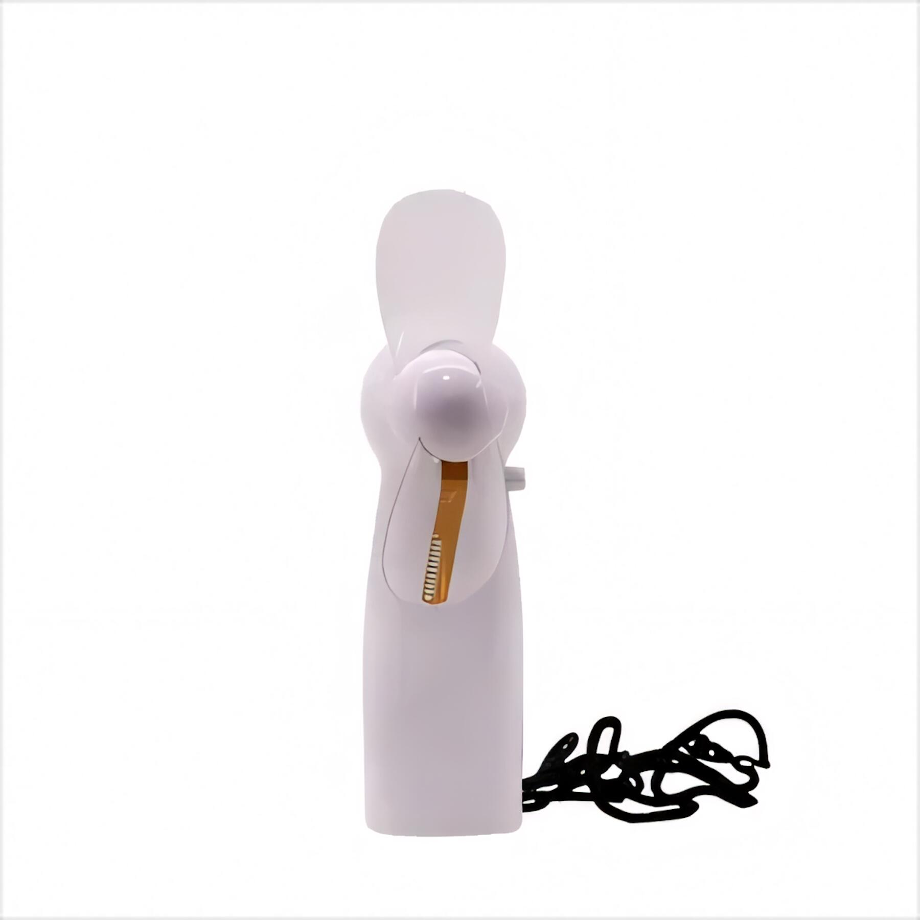Mini LED Flashing Handheld Fan