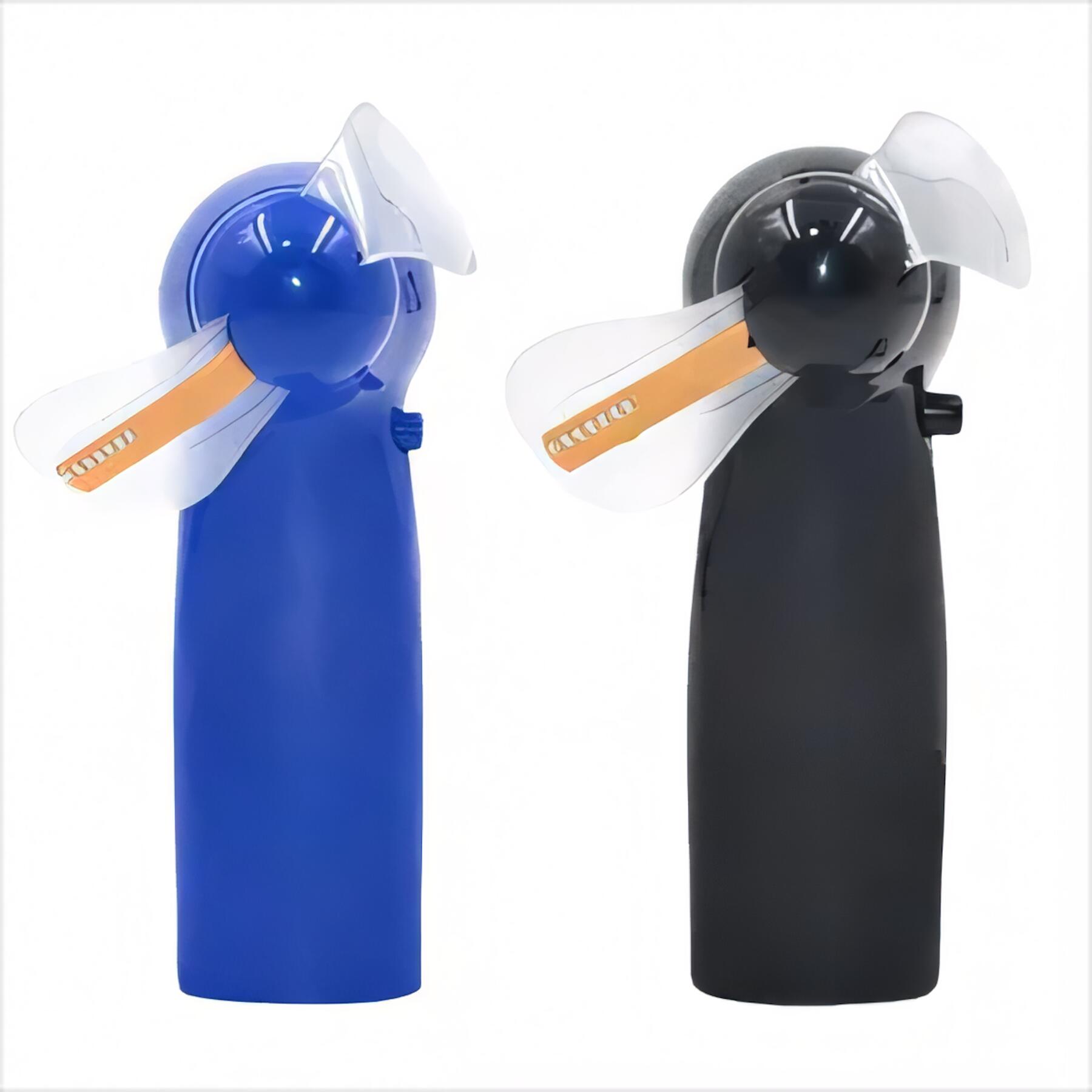 Mini LED Flashing Handheld Fan
