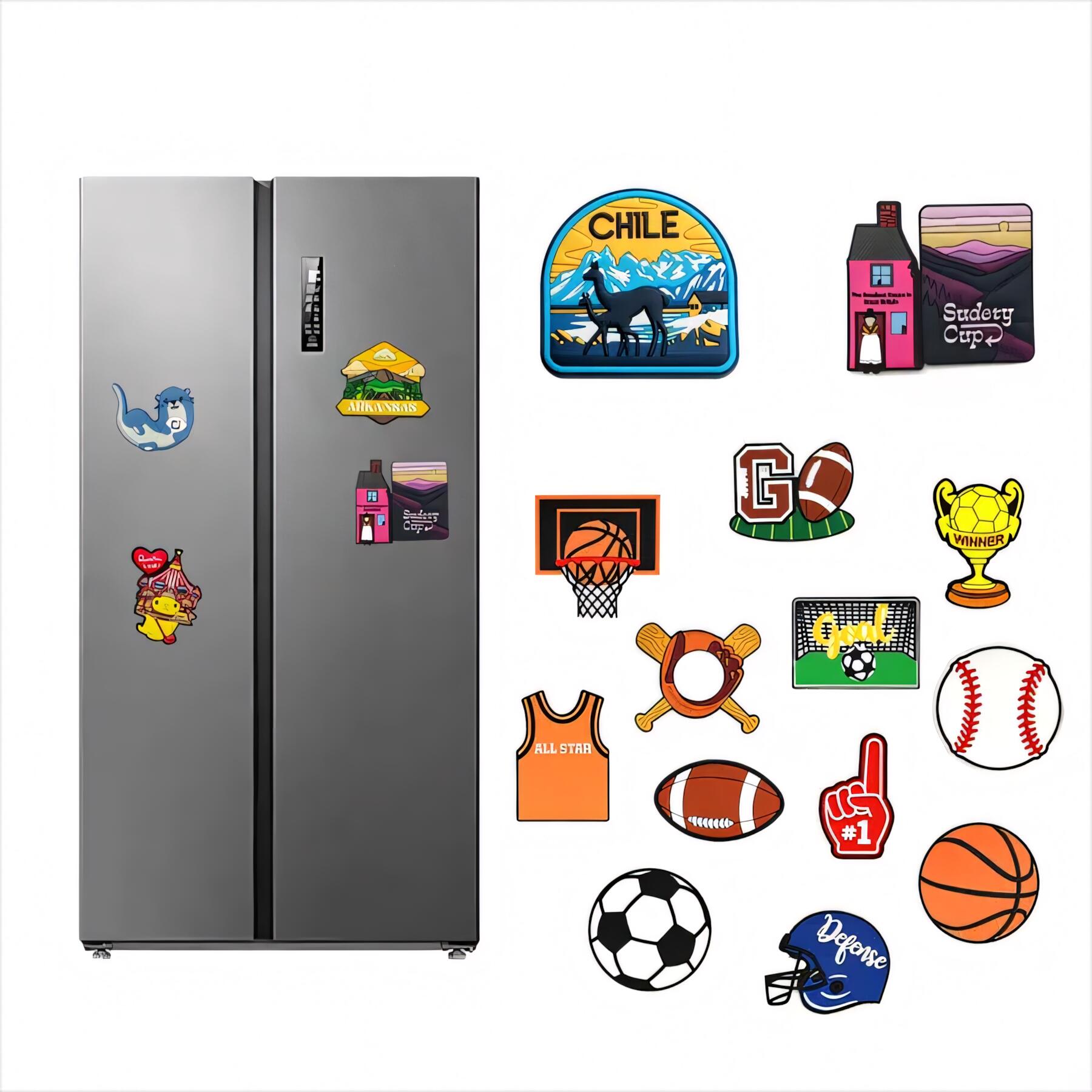 Personalized PVC Fridge Magnets