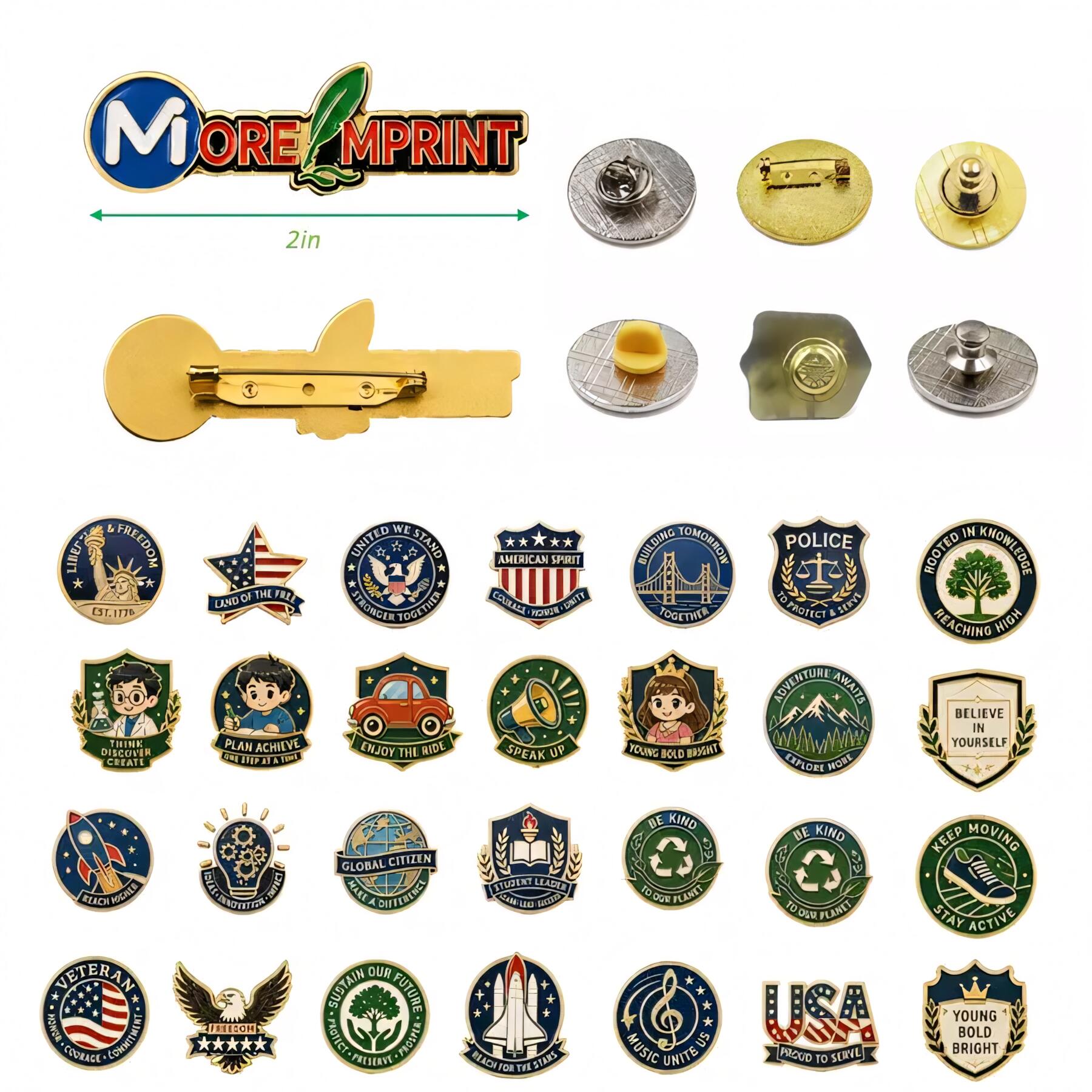 Enamel Alloy Metal Lapel Pin