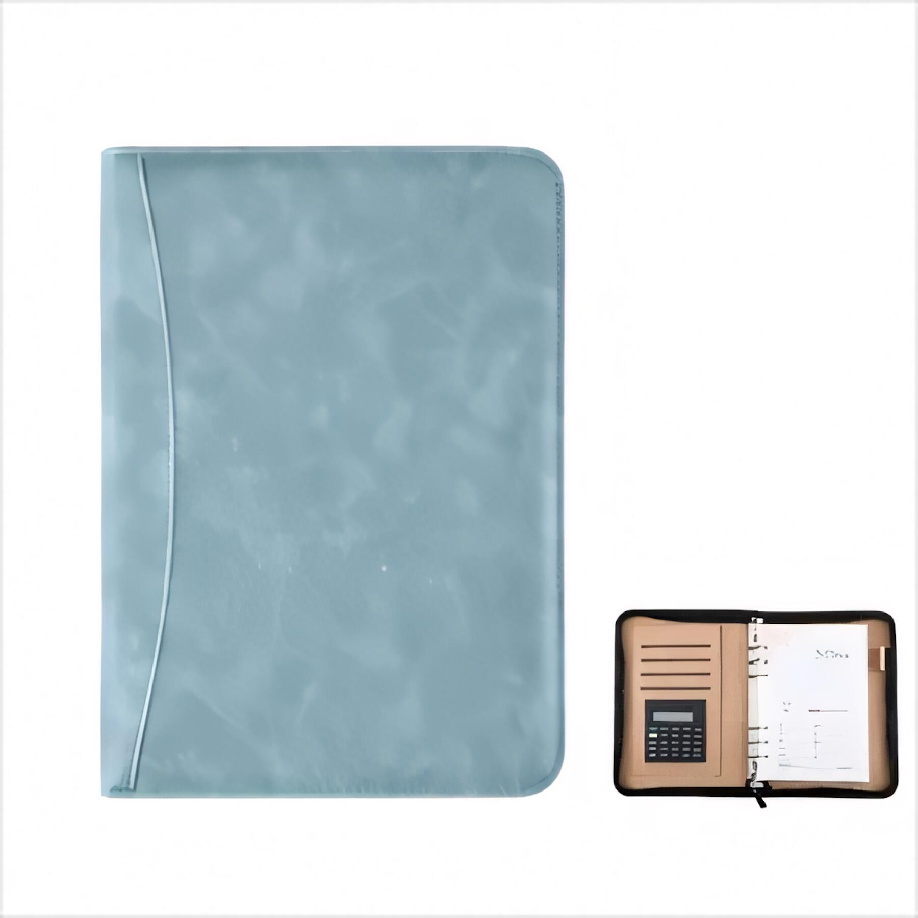 PU Leather Business Portfolio Notebook