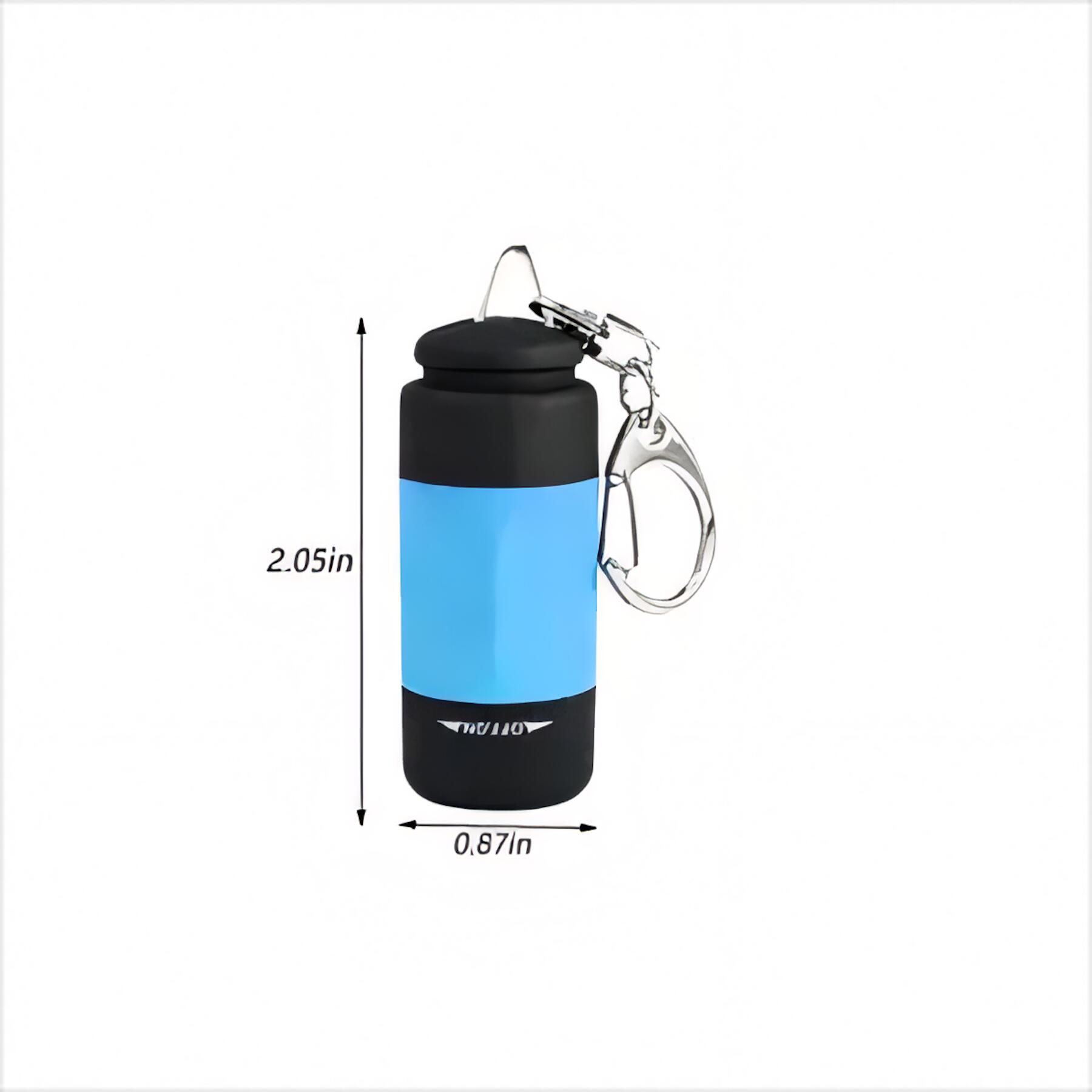 Mini USB Rechargeable LED Keychain Flashlight