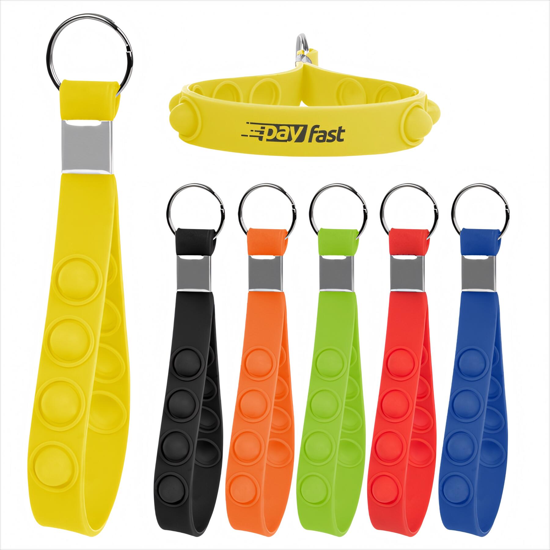 Pop Bubble Stress Reliever Keychain