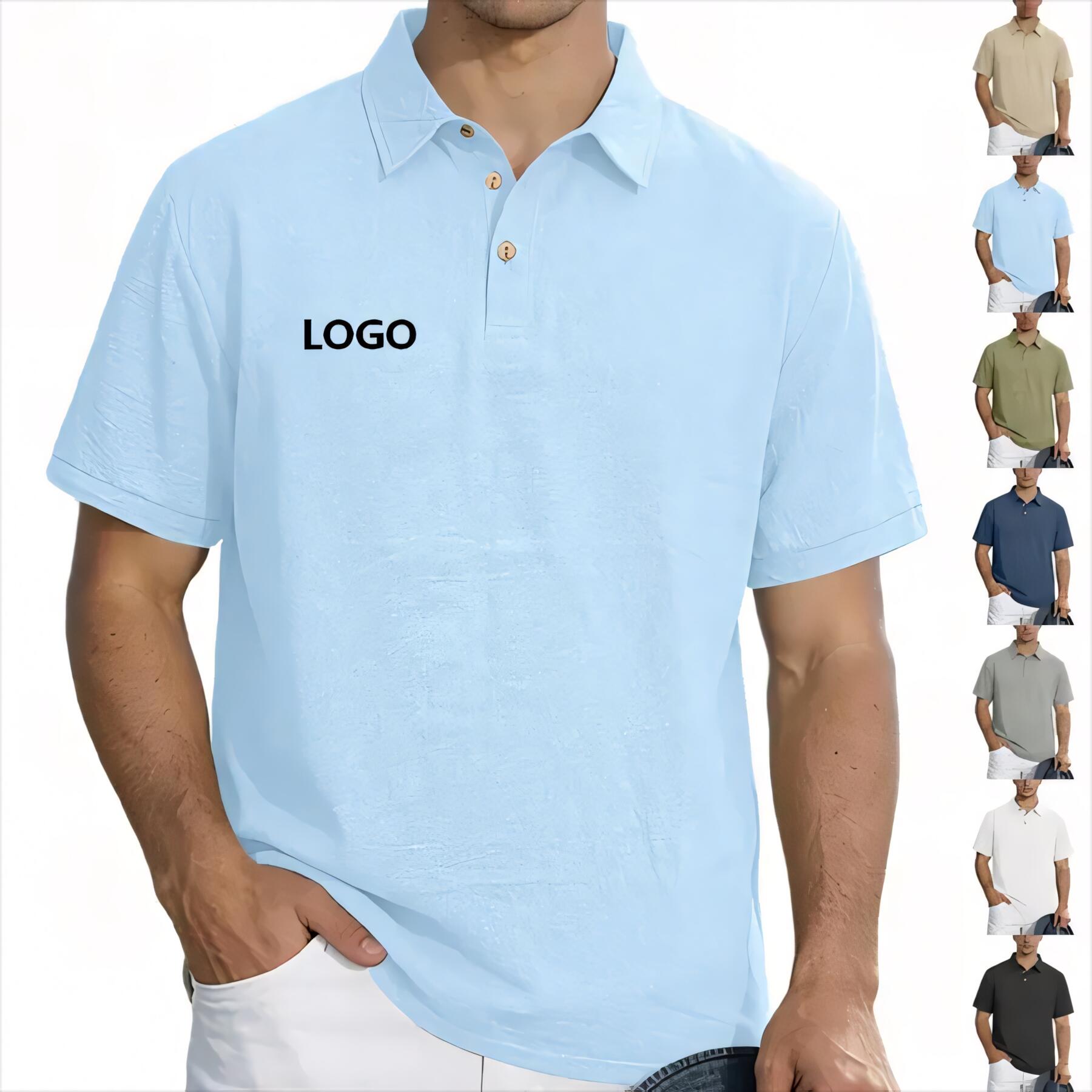 Linen Business Polo Shirt
