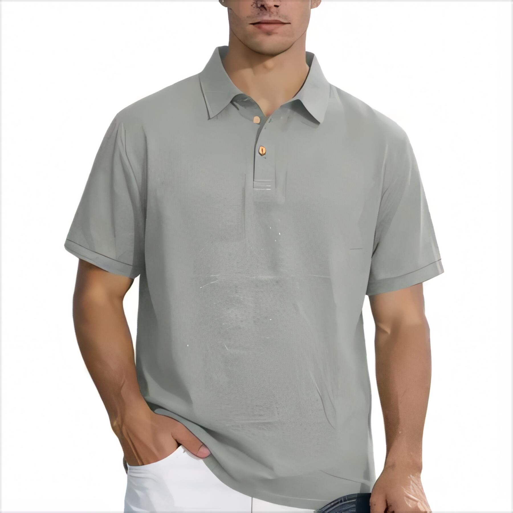 Linen Business Polo Shirt