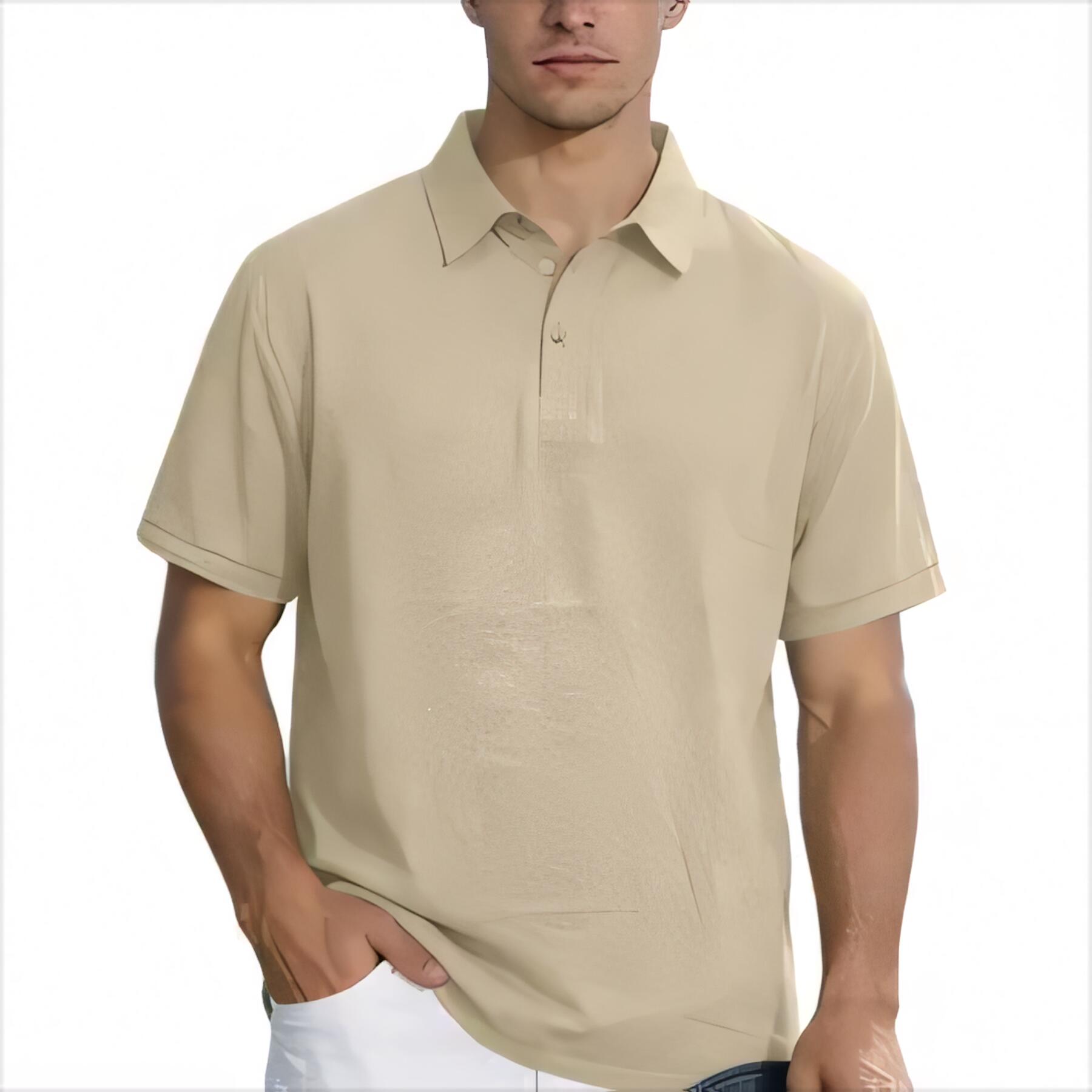 Linen Business Polo Shirt