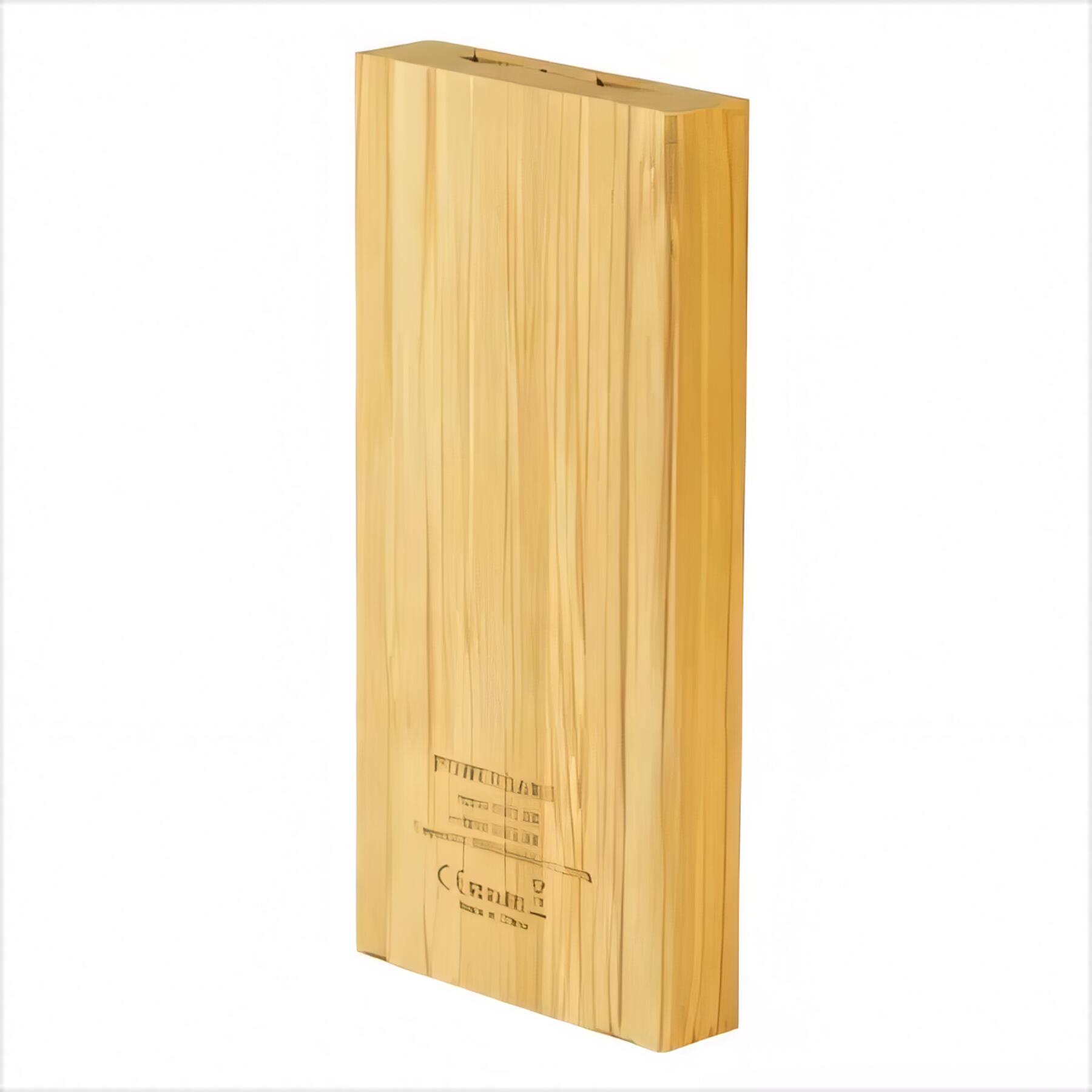 Bamboo Solar Power Bank Wireless
