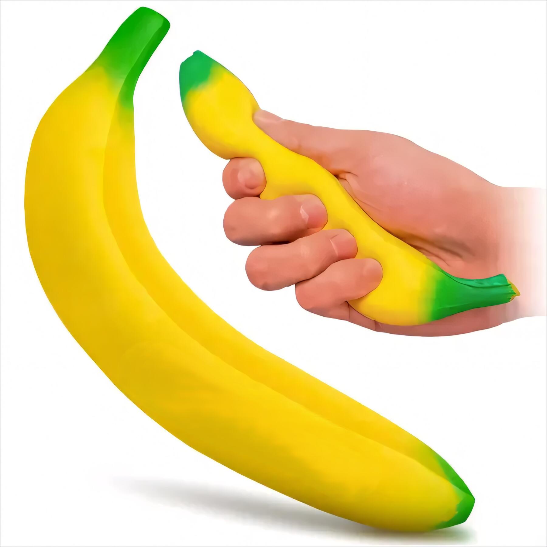 Realistic Banana Stress Reliever Toy