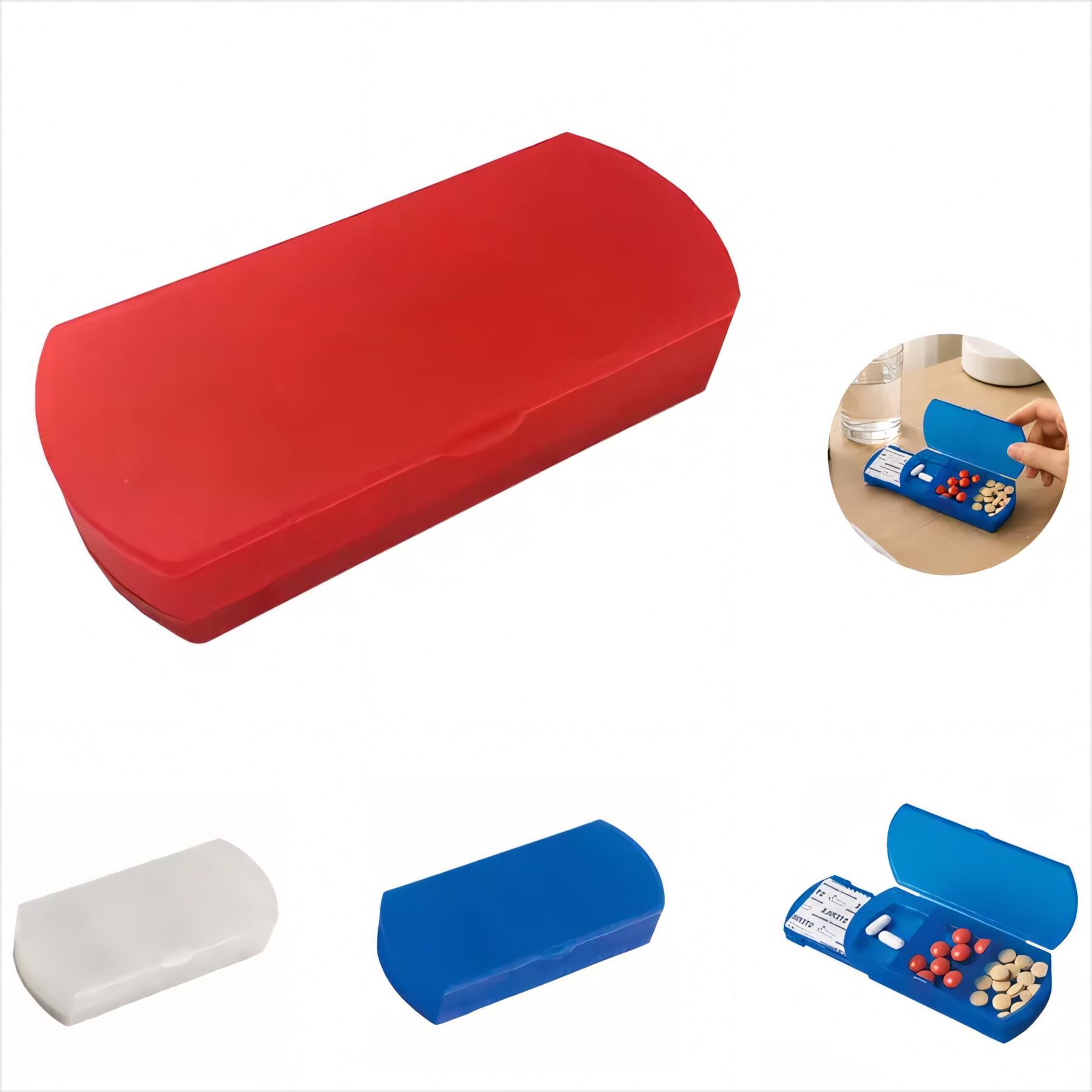 Portable Pill Box Bandage Dispenser