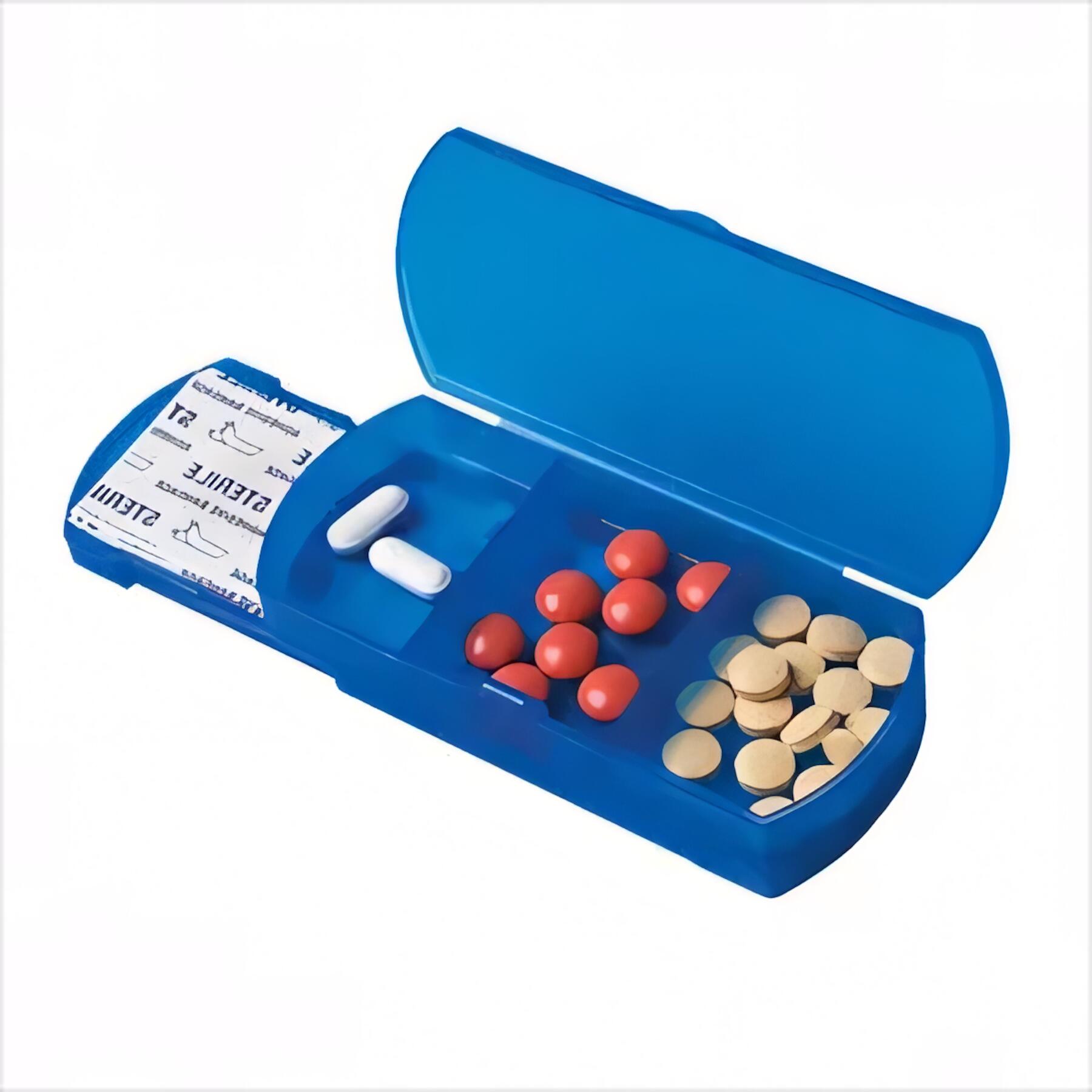 Portable Pill Box Bandage Dispenser