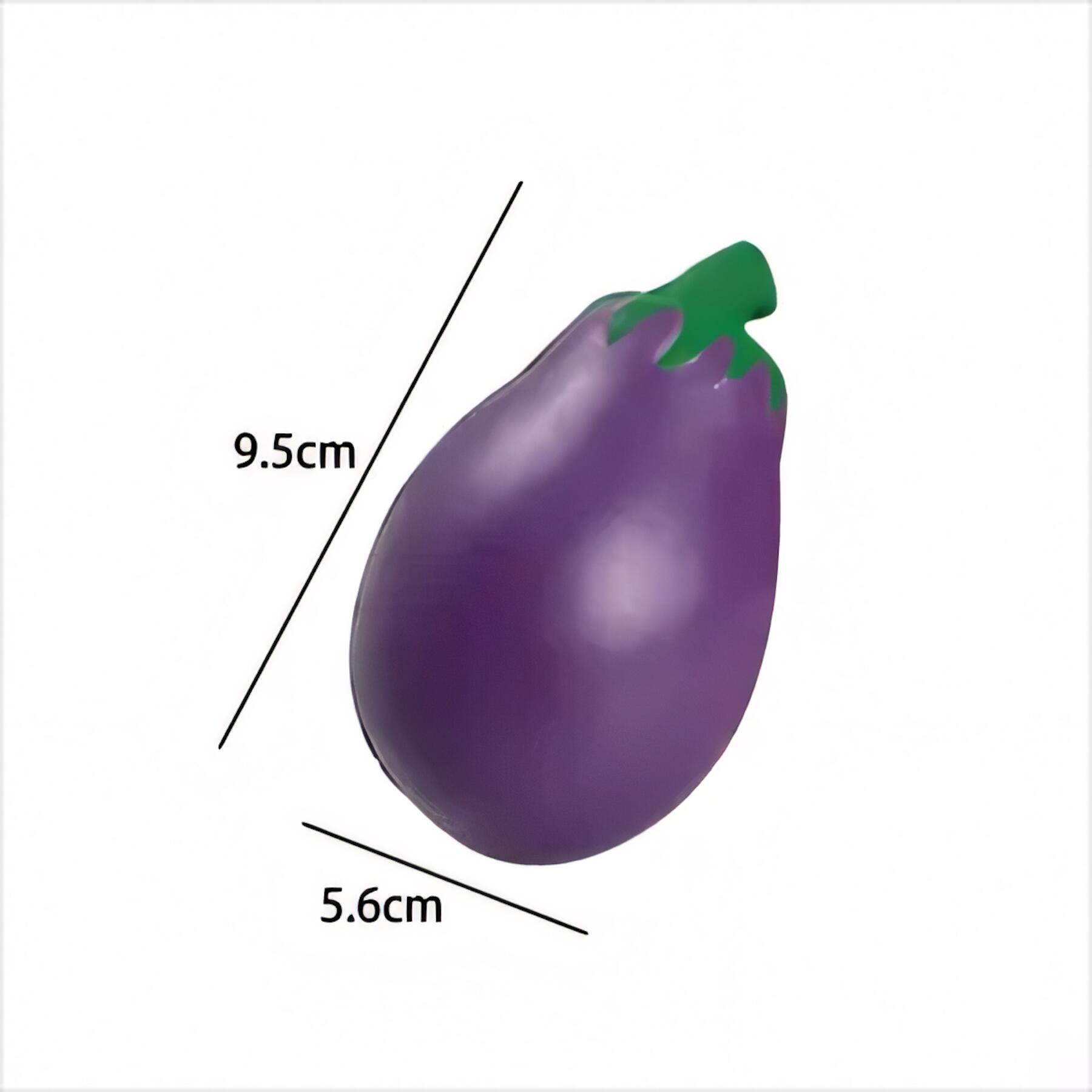 Eggplant PU Foam Stress Reliever